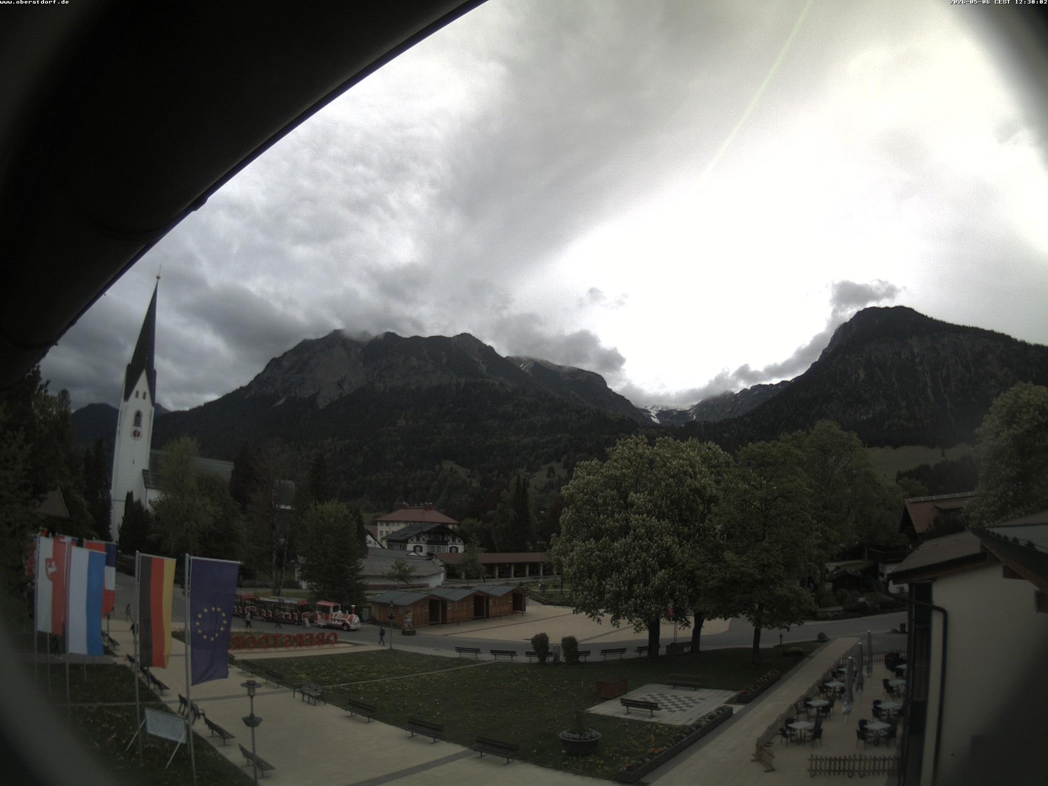 Archiv Foto Webcam Kurpark Oberstdorf