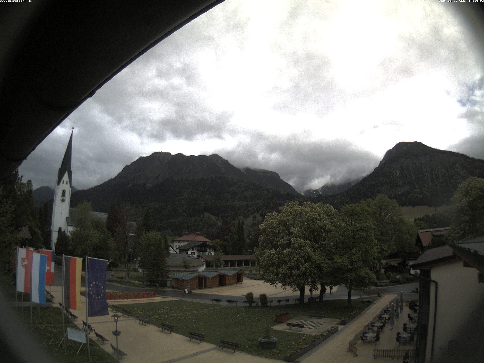 Archiv Foto Webcam Kurpark Oberstdorf
