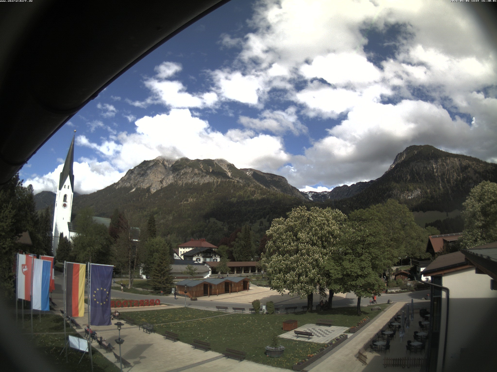 Archiv Foto Webcam Kurpark Oberstdorf
