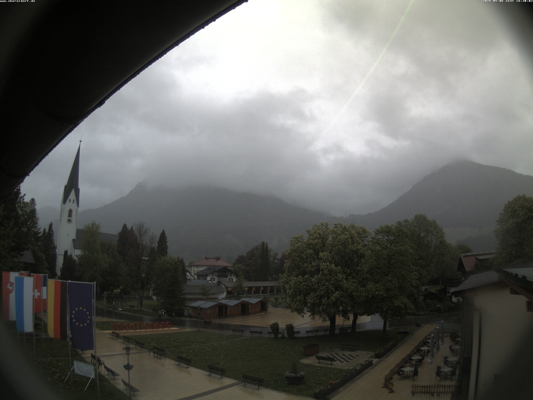 Archiv Foto Webcam Kurpark Oberstdorf