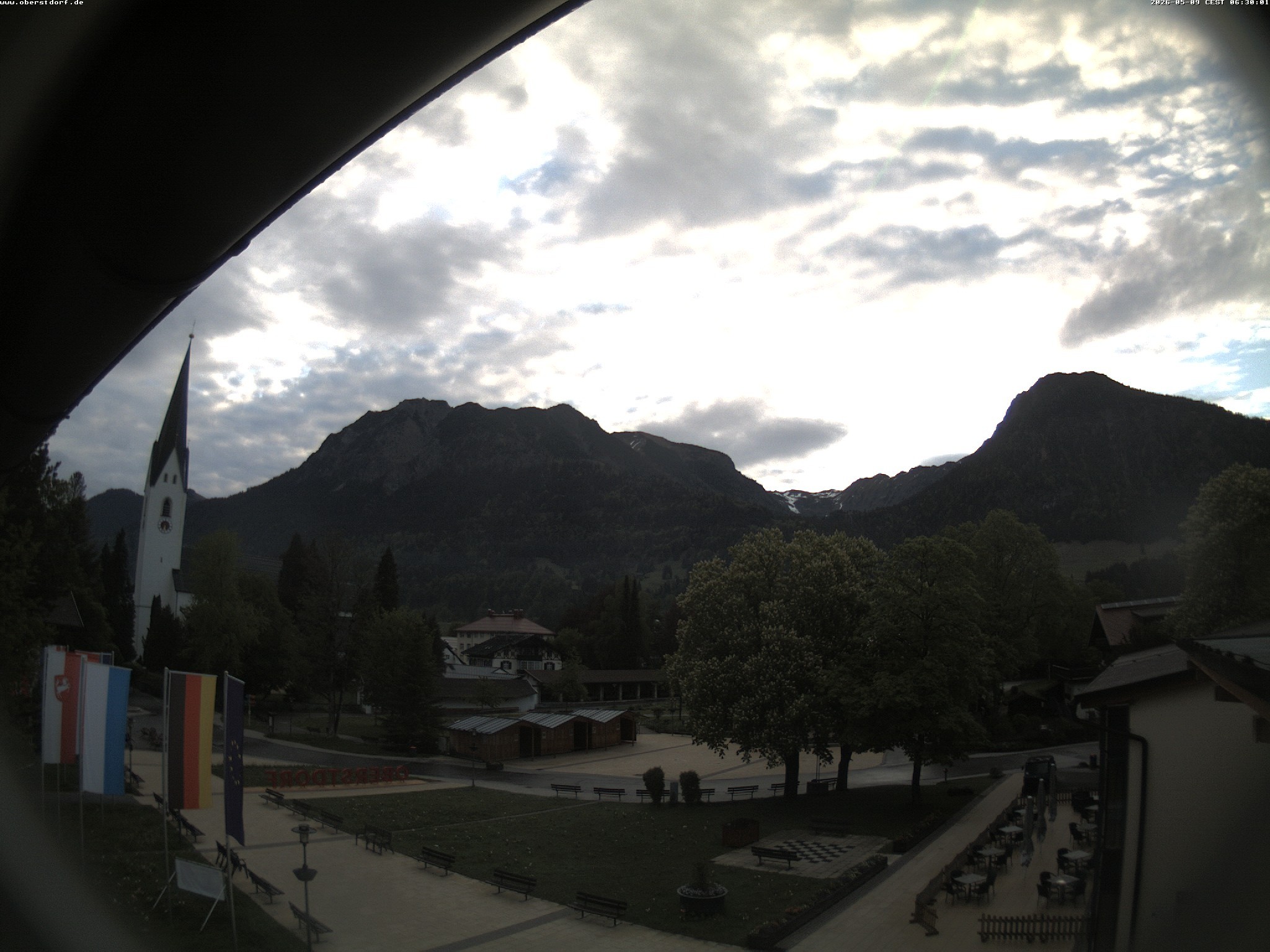 Archiv Foto Webcam Kurpark Oberstdorf