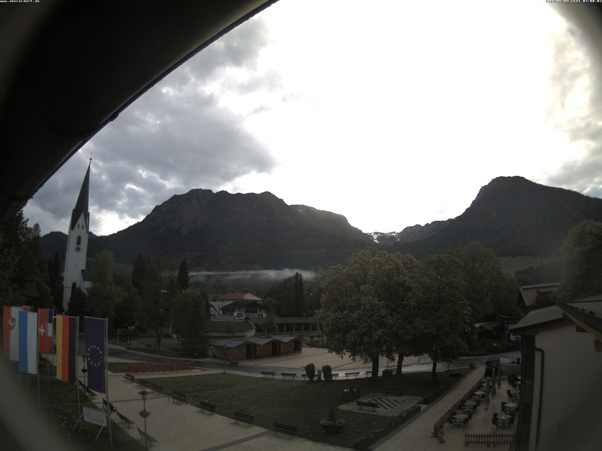 Archiv Foto Webcam Kurpark Oberstdorf