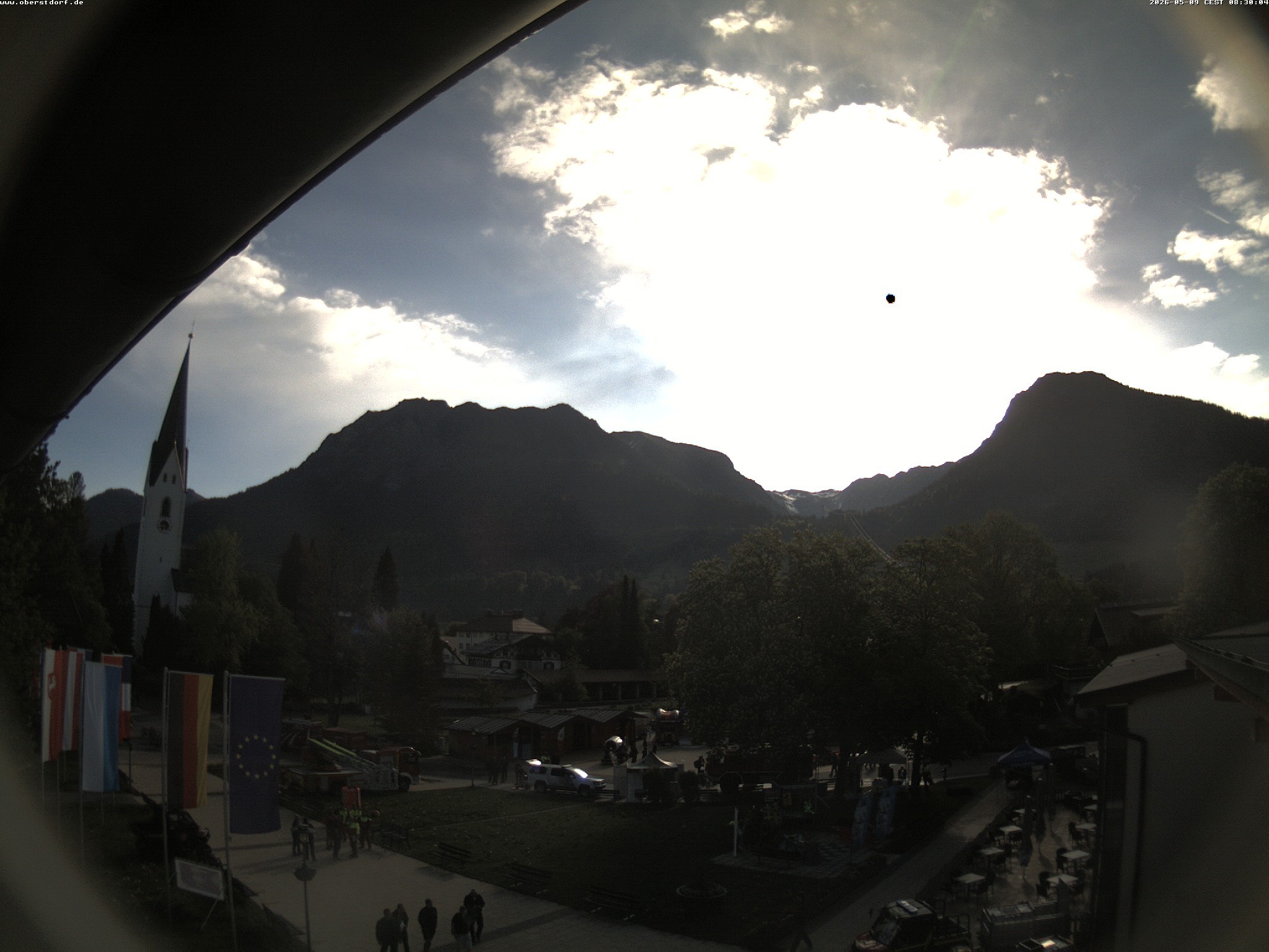 Archiv Foto Webcam Kurpark Oberstdorf