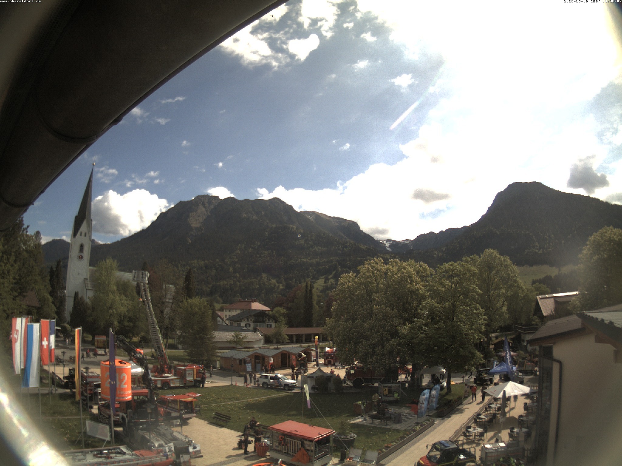 Archiv Foto Webcam Kurpark Oberstdorf