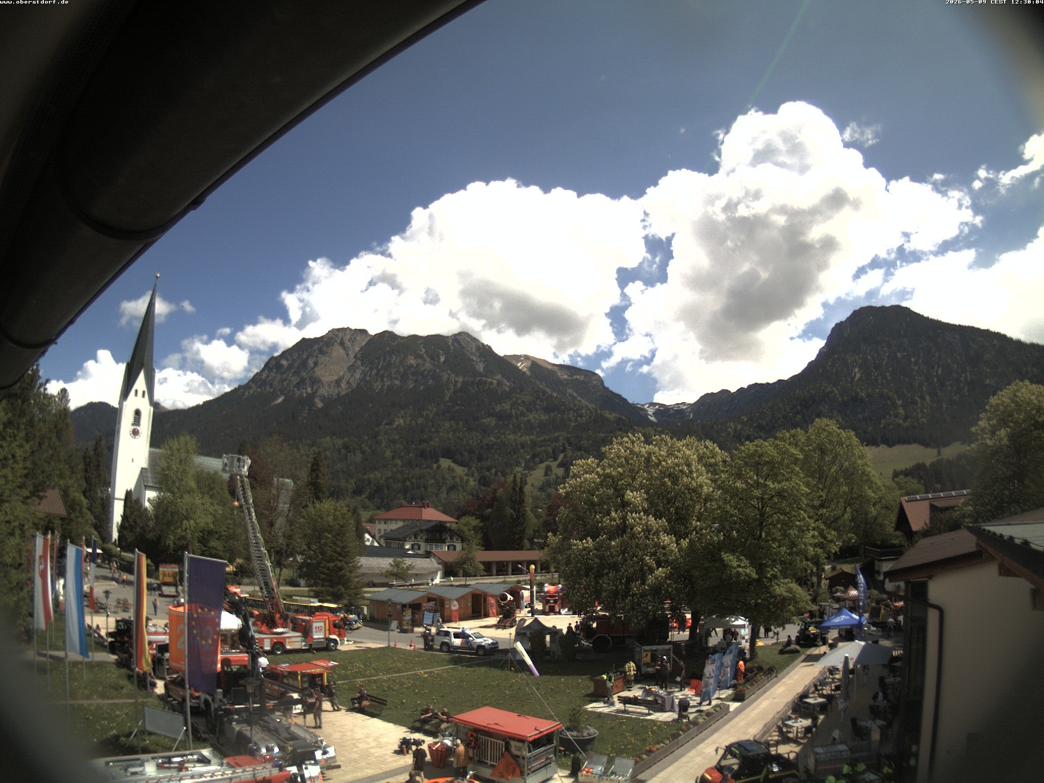 Archiv Foto Webcam Kurpark Oberstdorf