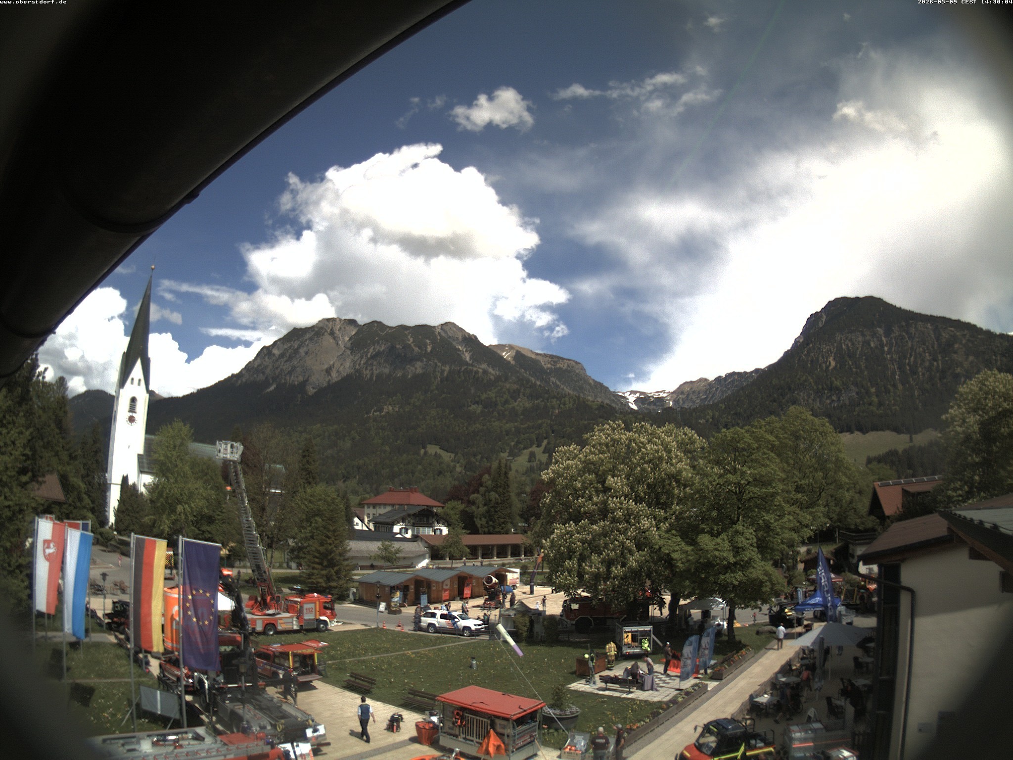 Archiv Foto Webcam Kurpark Oberstdorf