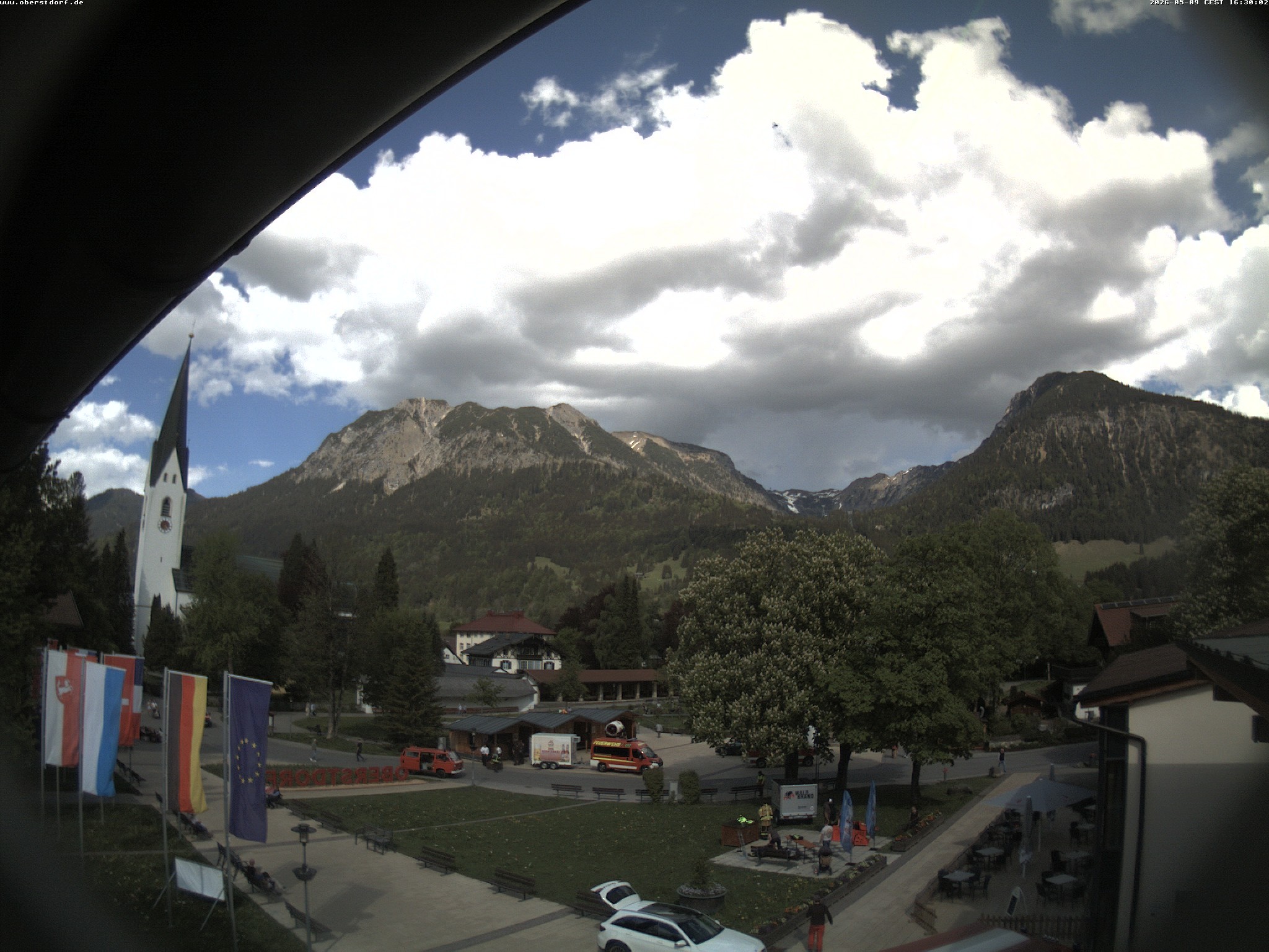 Archiv Foto Webcam Kurpark Oberstdorf