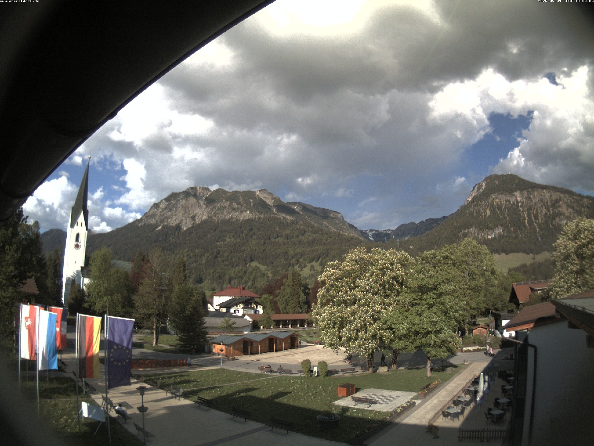 Archiv Foto Webcam Kurpark Oberstdorf