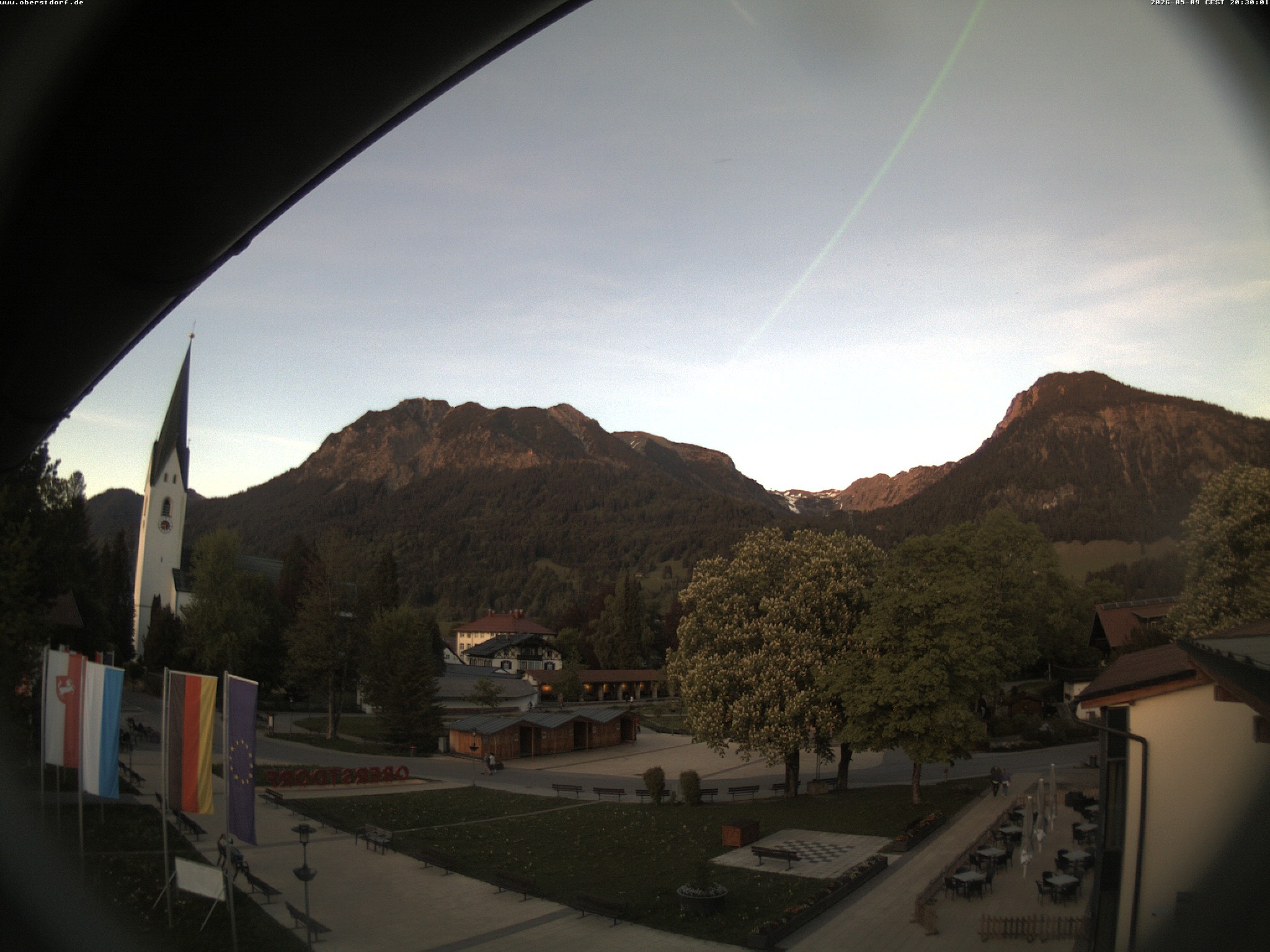 Archiv Foto Webcam Kurpark Oberstdorf