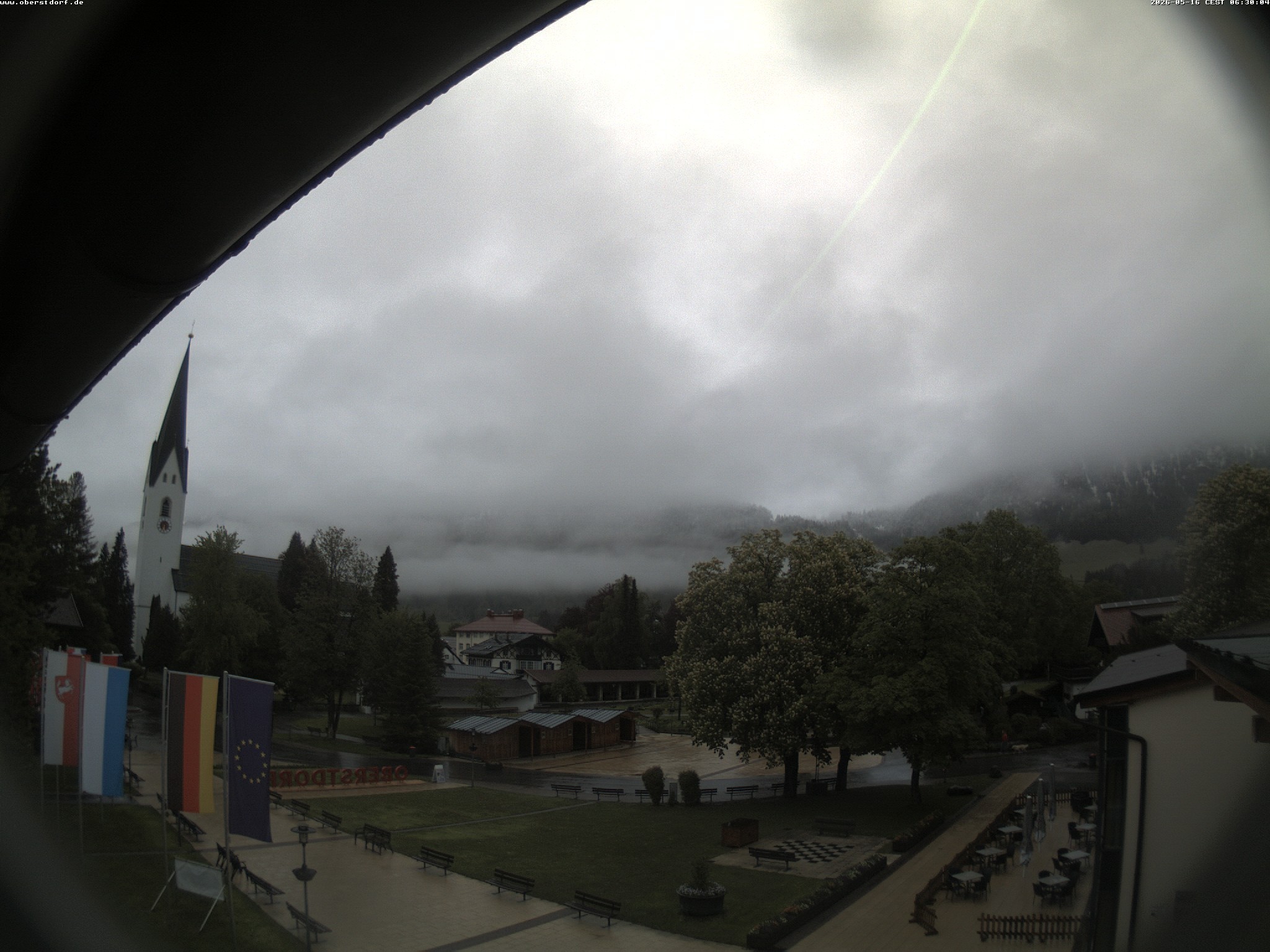 Archiv Foto Webcam Kurpark Oberstdorf