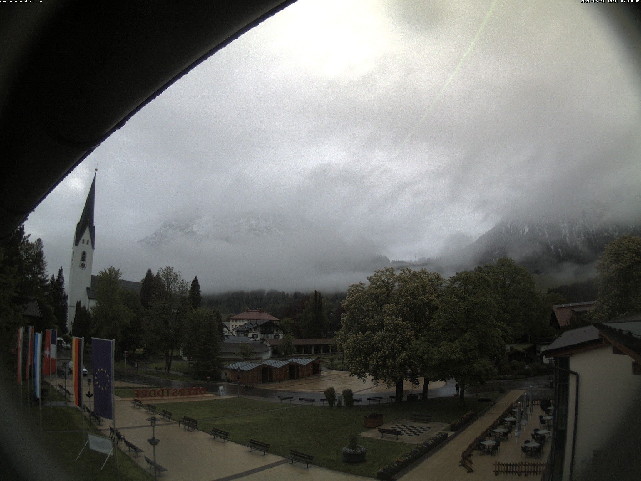 Archiv Foto Webcam Kurpark Oberstdorf