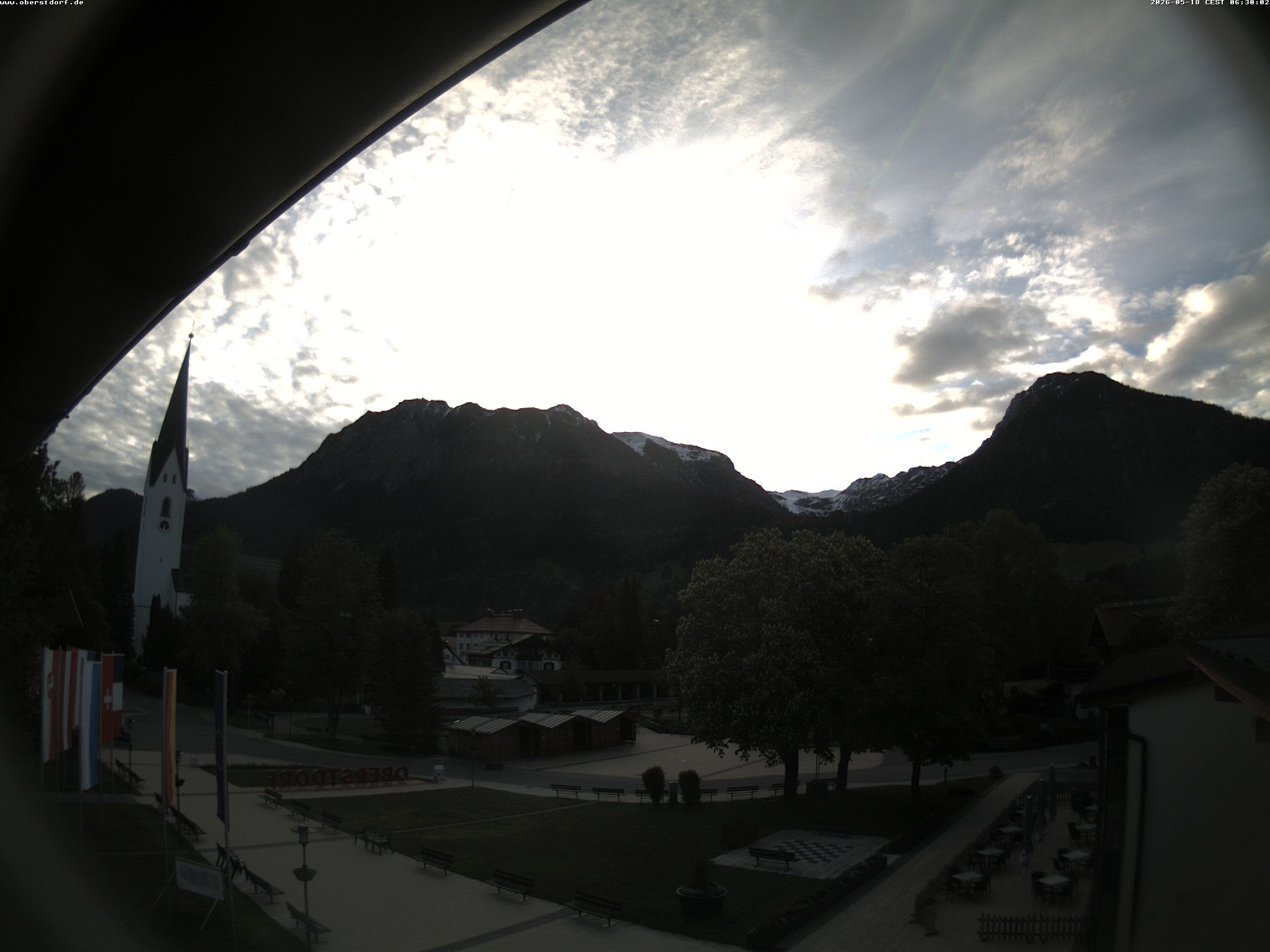 Archiv Foto Webcam Kurpark Oberstdorf