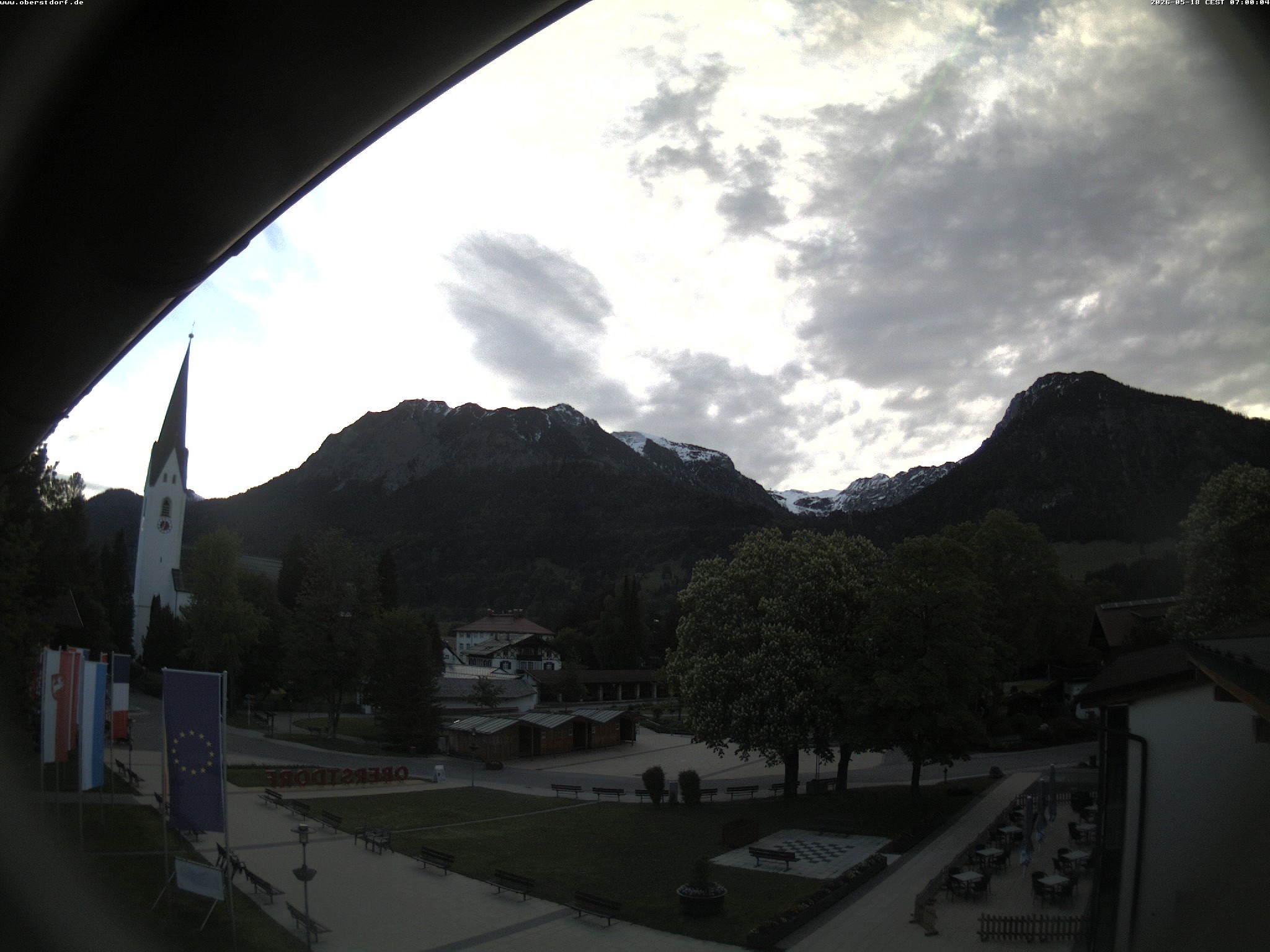 Archiv Foto Webcam Kurpark Oberstdorf