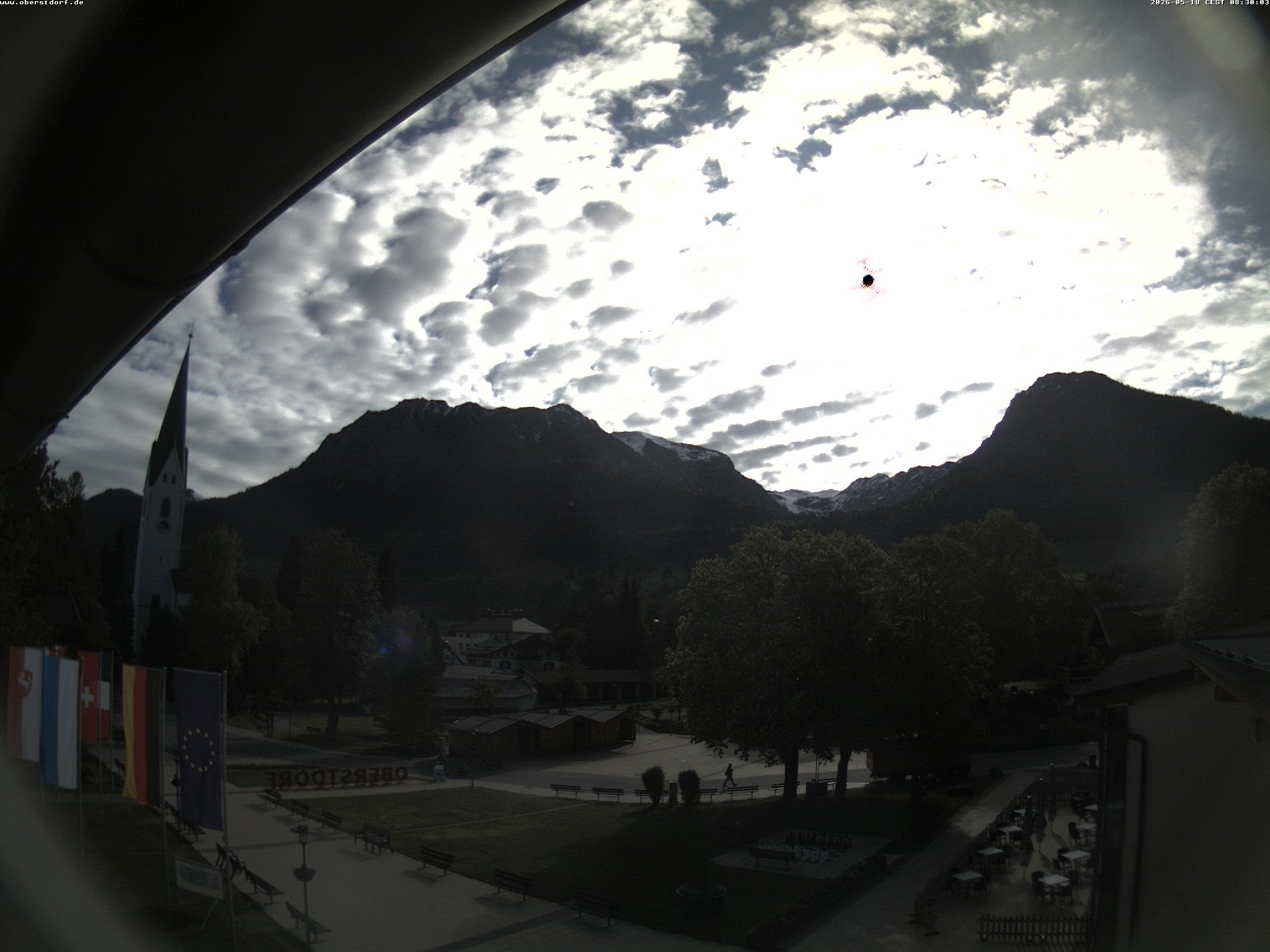 Archiv Foto Webcam Kurpark Oberstdorf