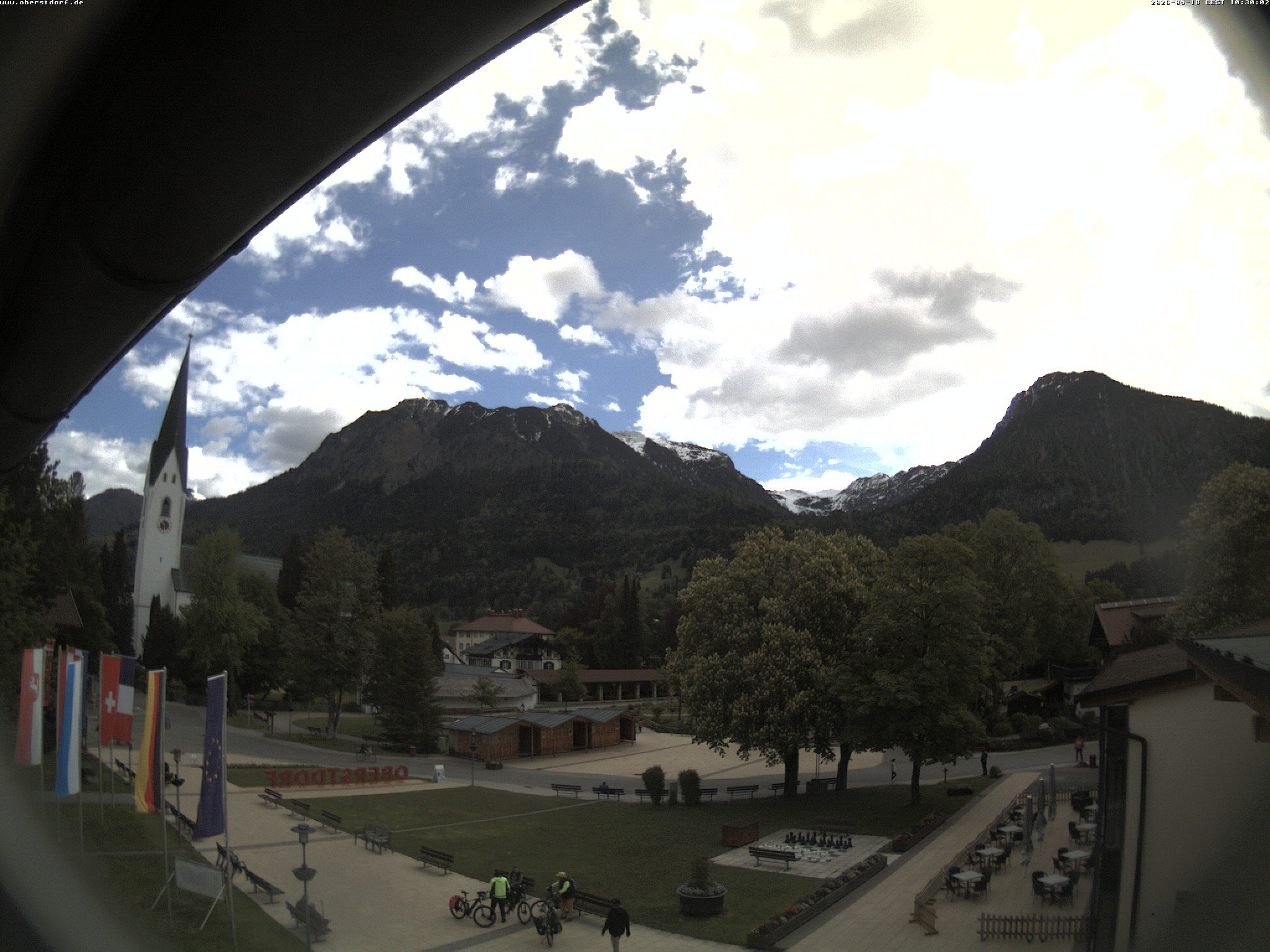 Archiv Foto Webcam Kurpark Oberstdorf