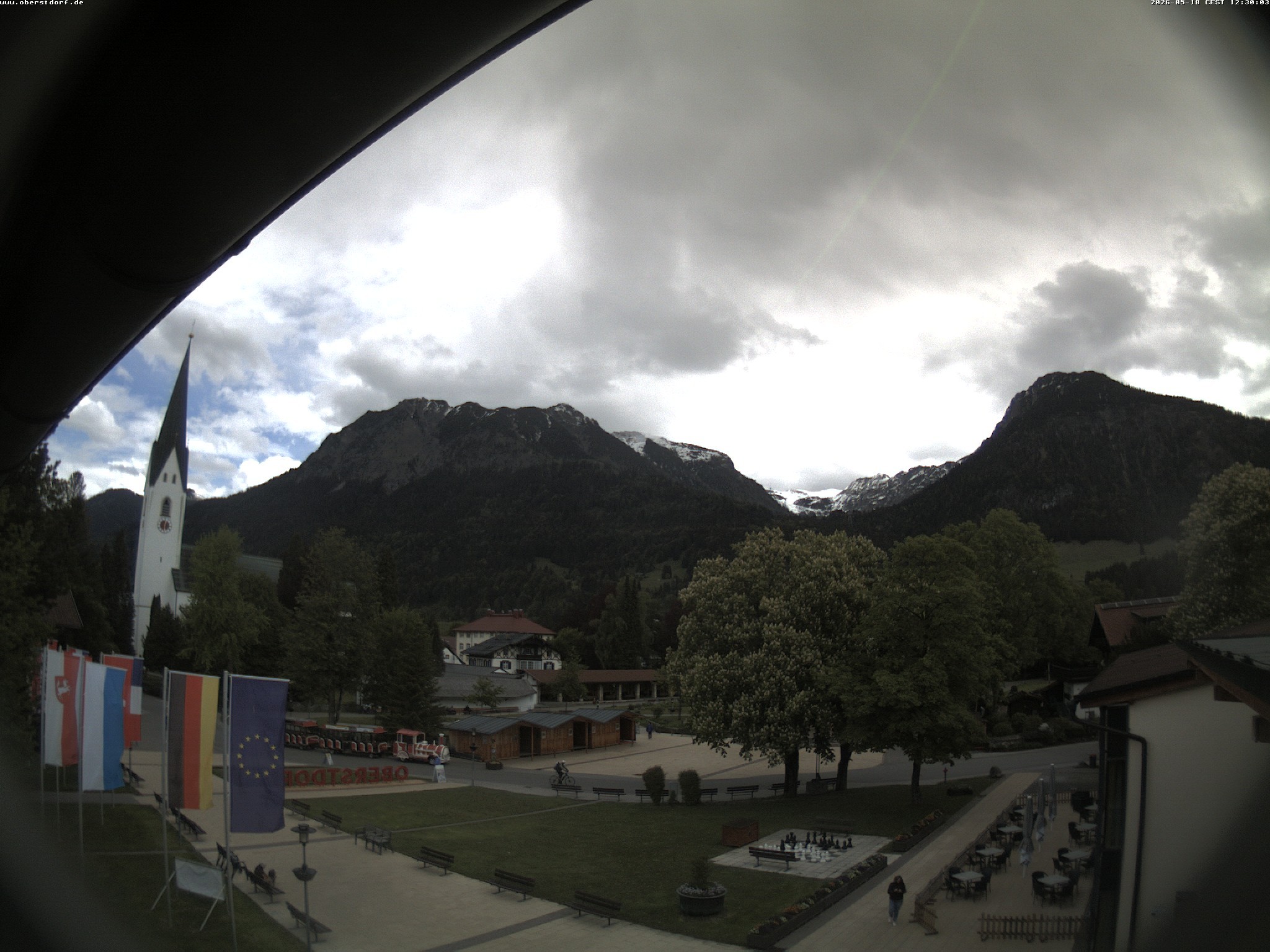 Archiv Foto Webcam Kurpark Oberstdorf
