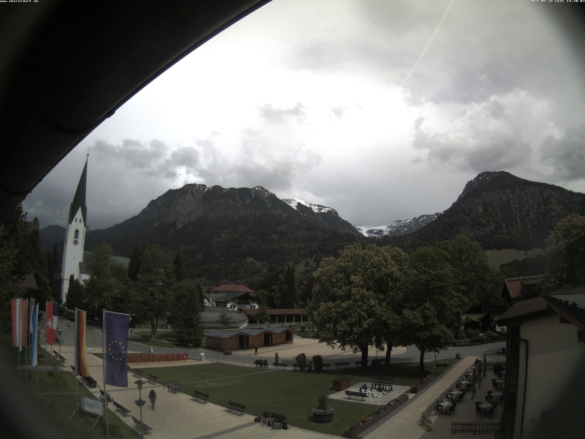 Archiv Foto Webcam Kurpark Oberstdorf