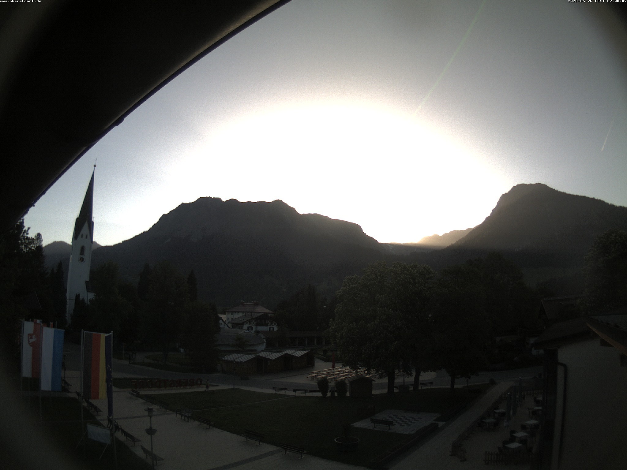 Archiv Foto Webcam Kurpark Oberstdorf