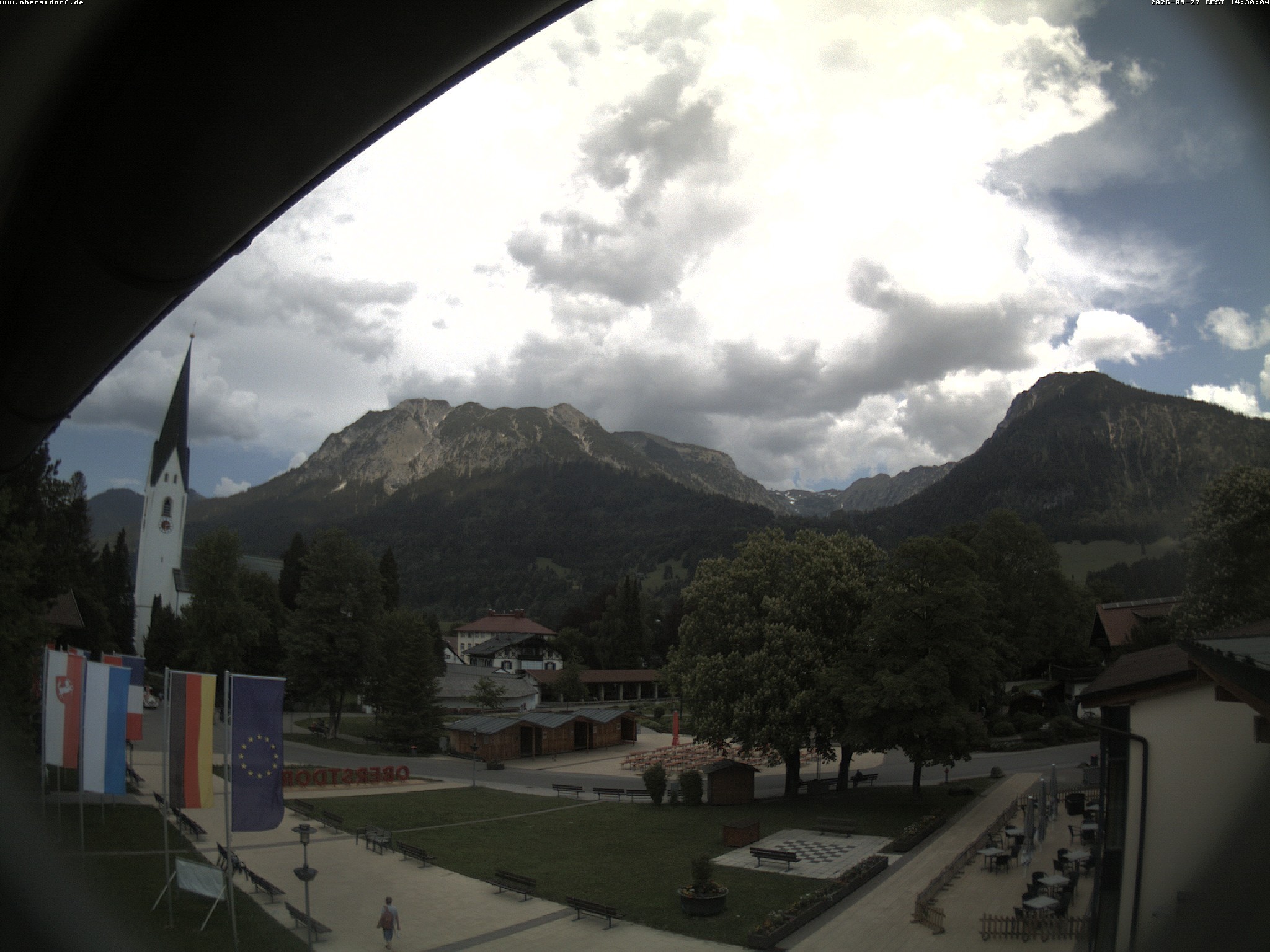 Archiv Foto Webcam Kurpark Oberstdorf