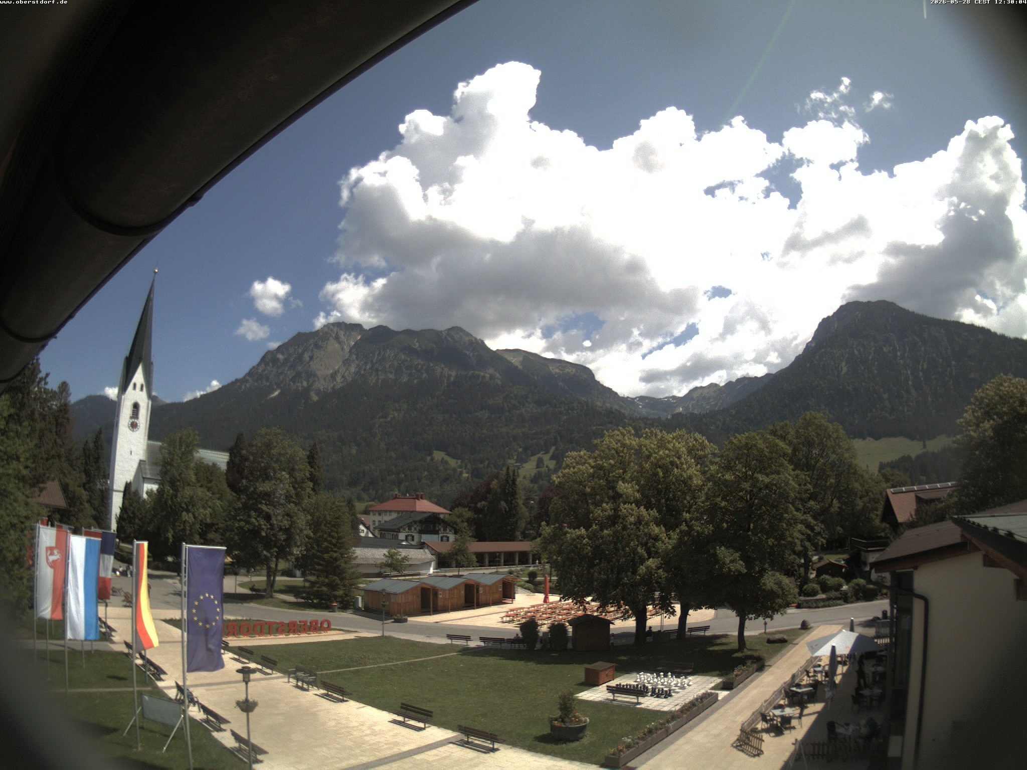 Archiv Foto Webcam Kurpark Oberstdorf