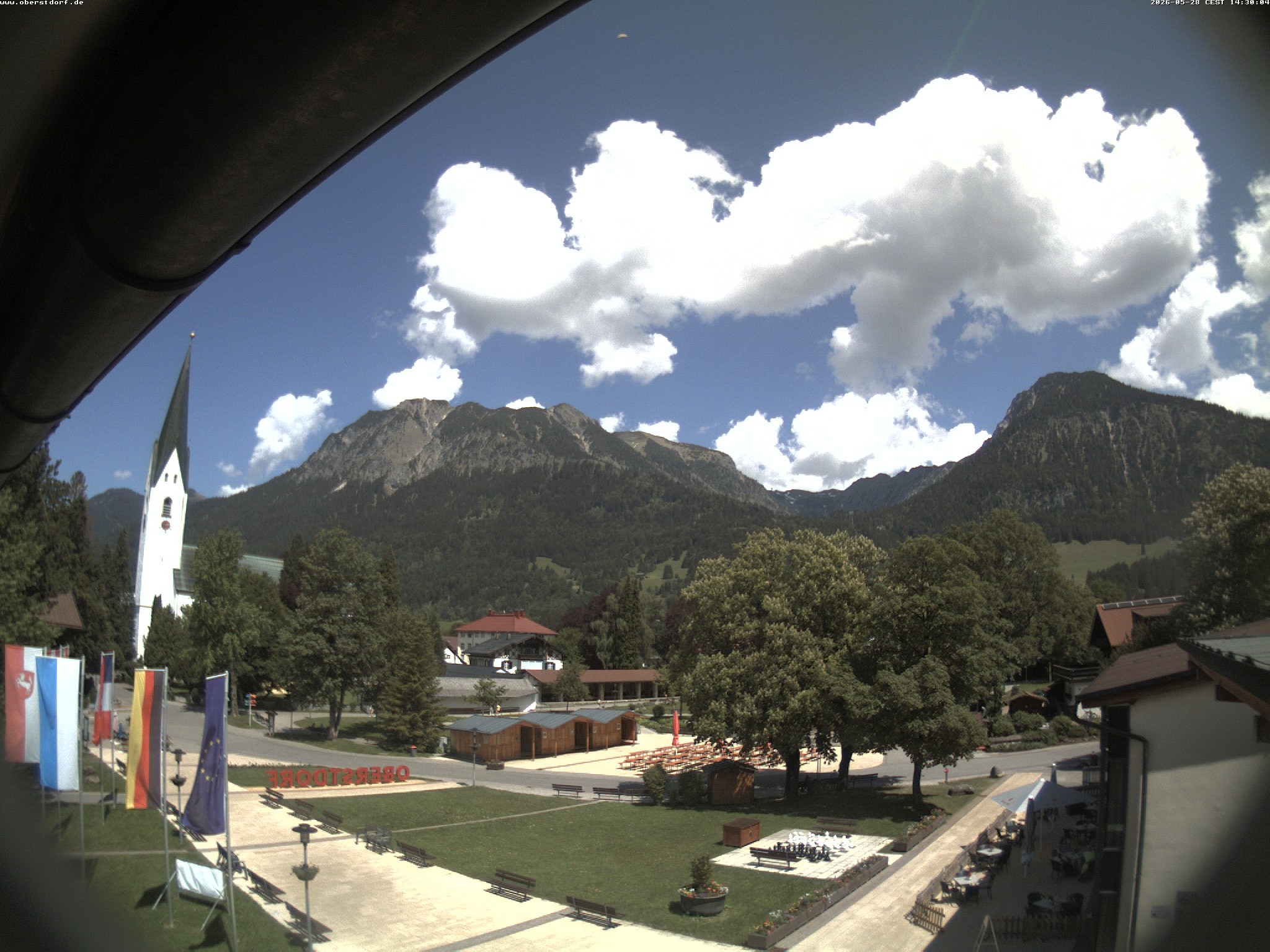 Archiv Foto Webcam Kurpark Oberstdorf