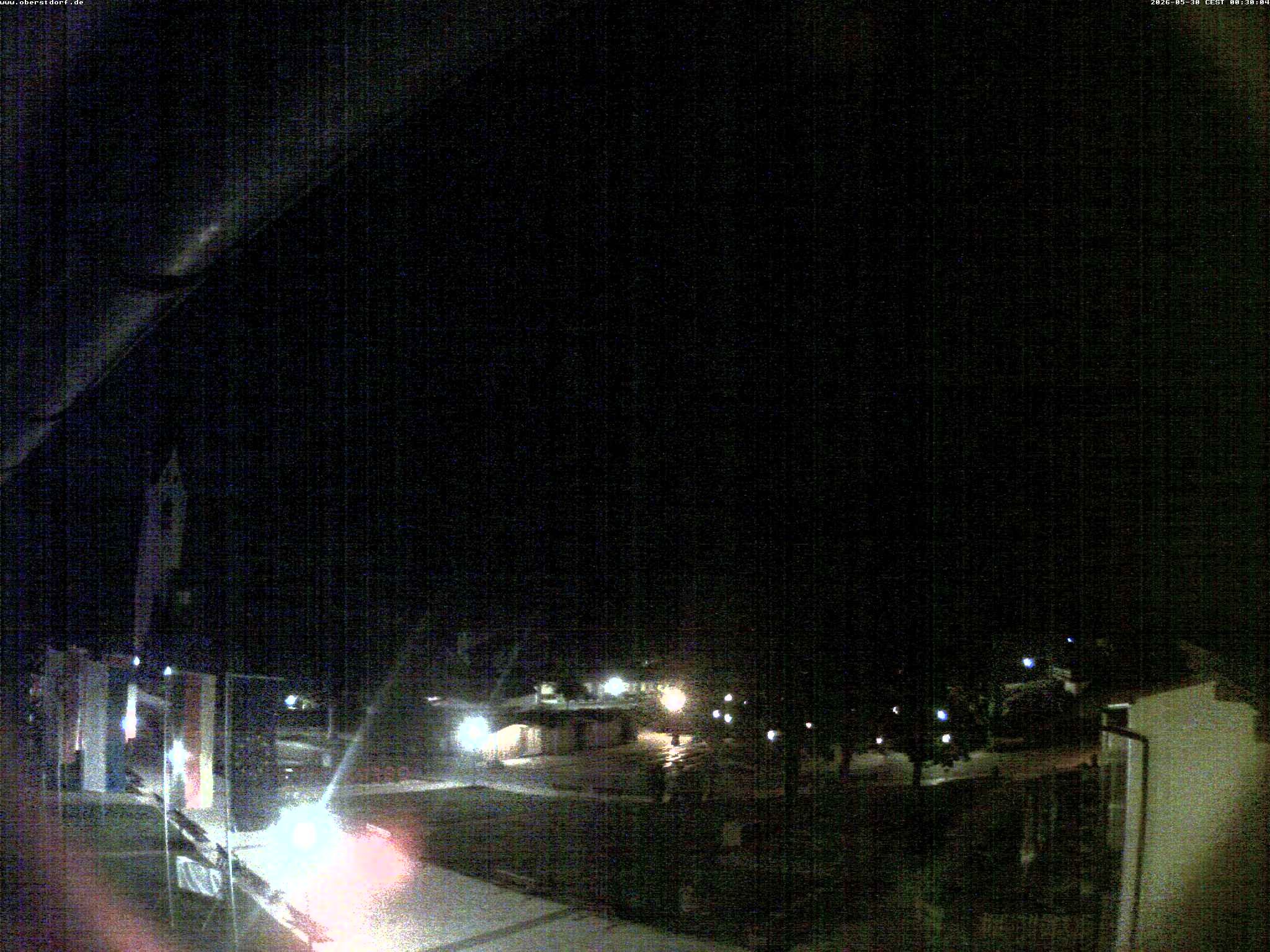 Archived image Webcam St. John's Church Oberstdorf