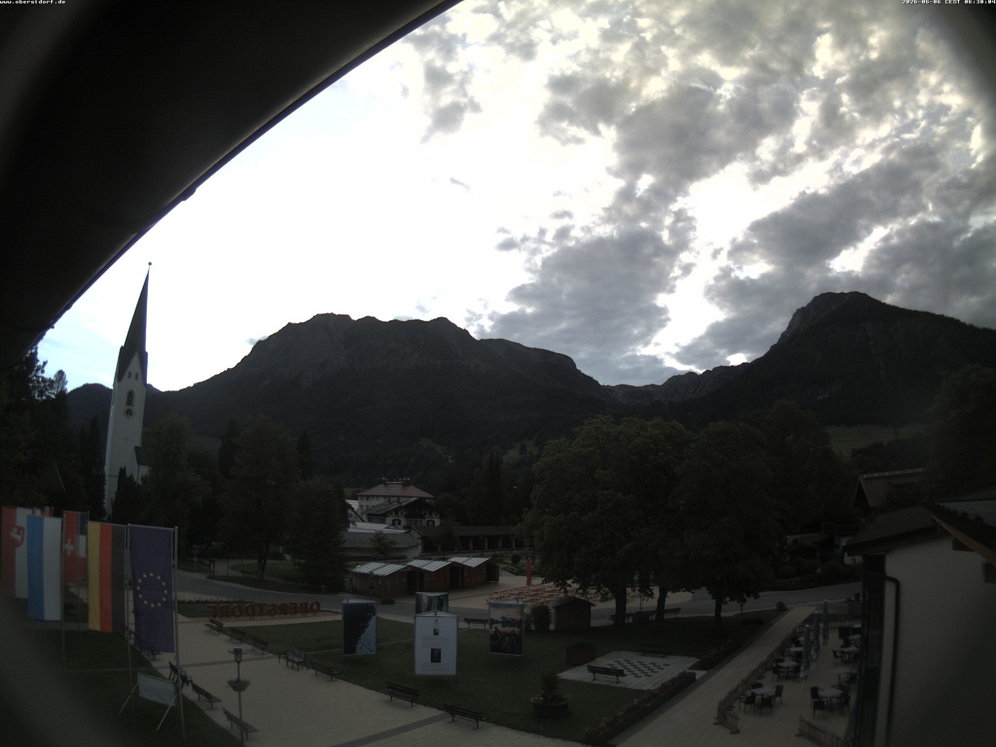Archiv Foto Webcam Kurpark Oberstdorf