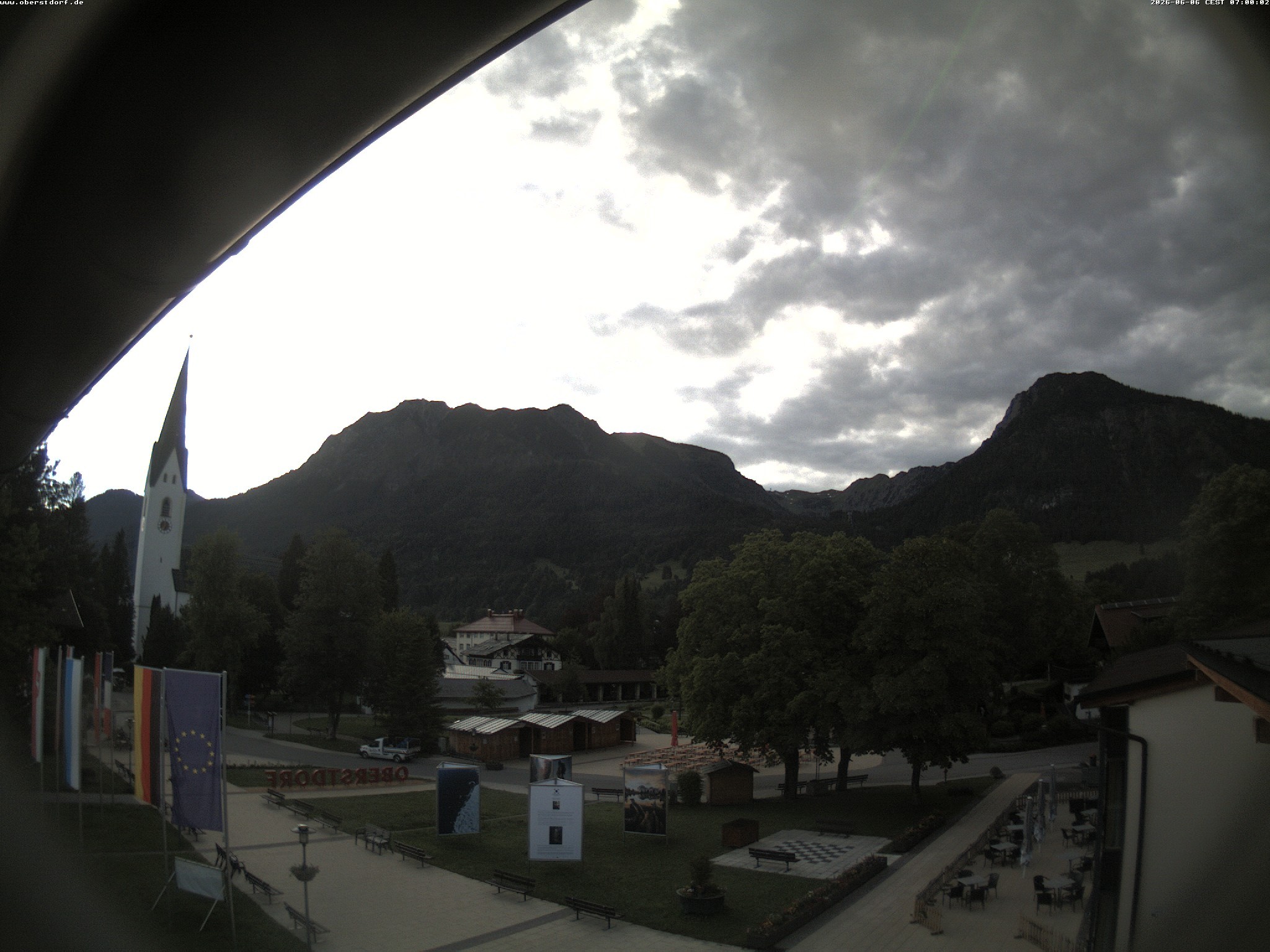 Archiv Foto Webcam Kurpark Oberstdorf