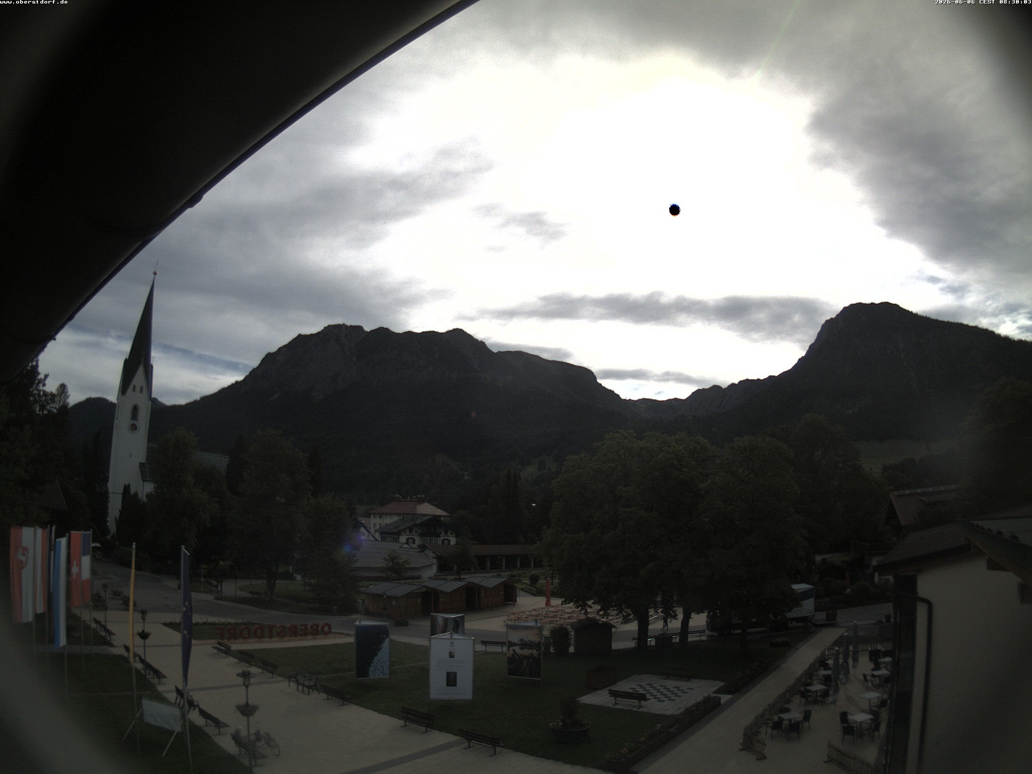 Archiv Foto Webcam Kurpark Oberstdorf