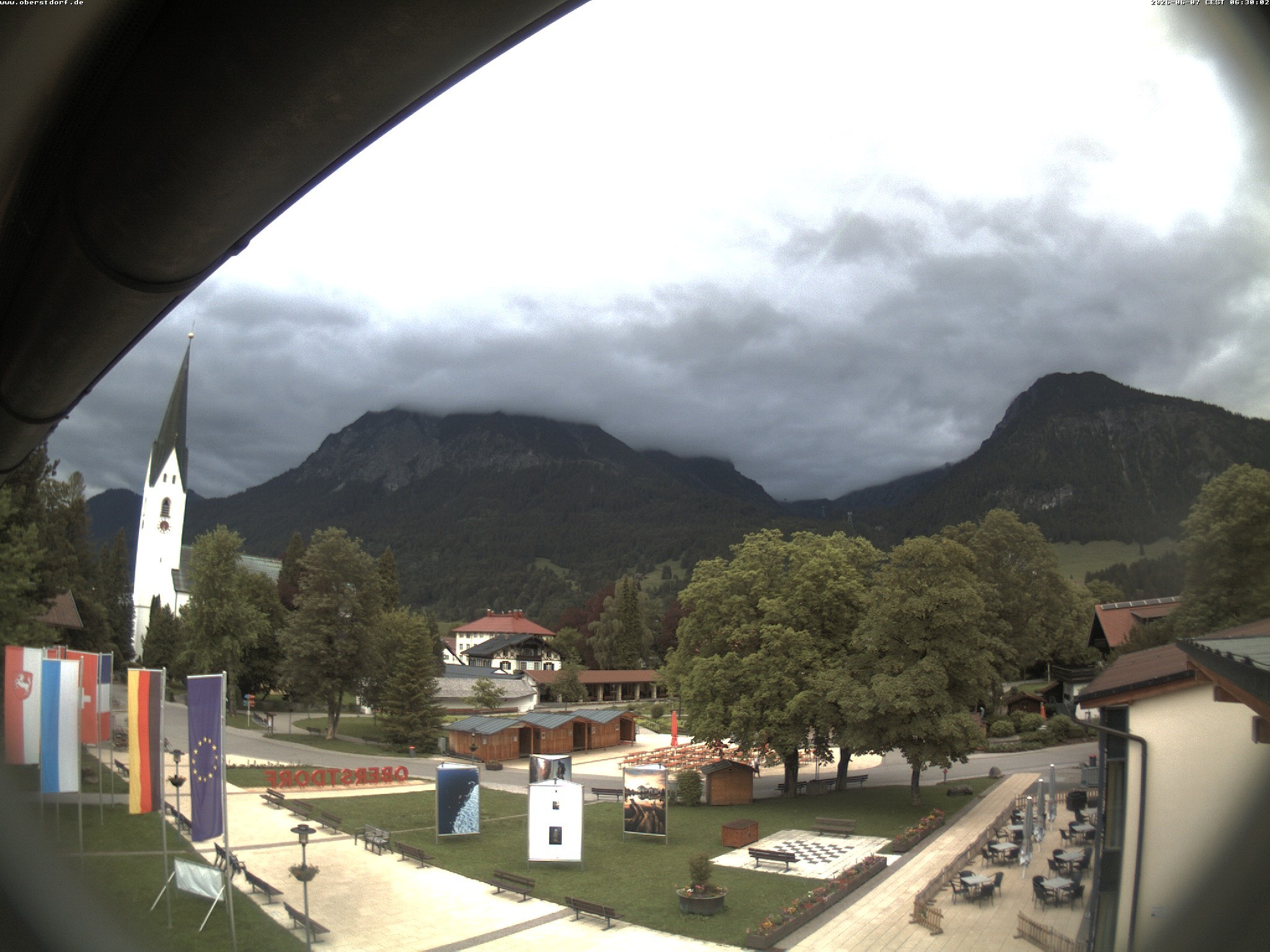 Archiv Foto Webcam Kurpark Oberstdorf