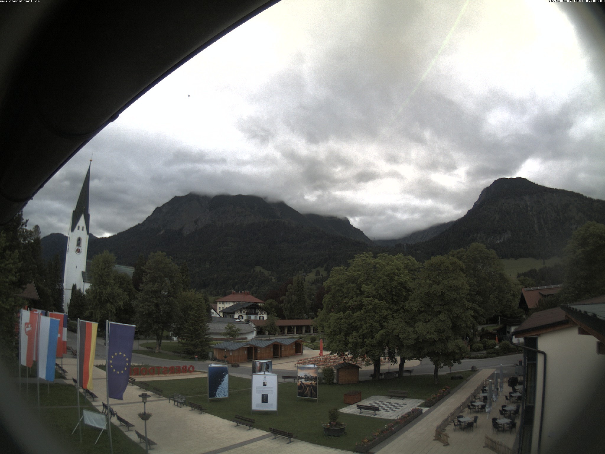 Archiv Foto Webcam Kurpark Oberstdorf