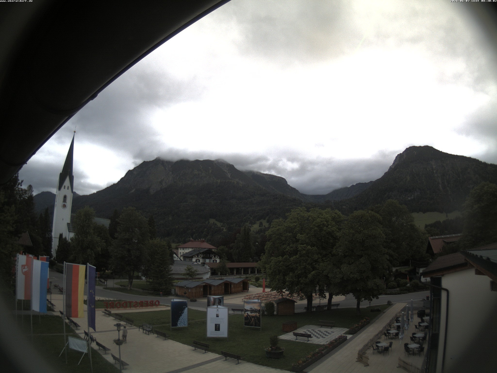 Archiv Foto Webcam Kurpark Oberstdorf