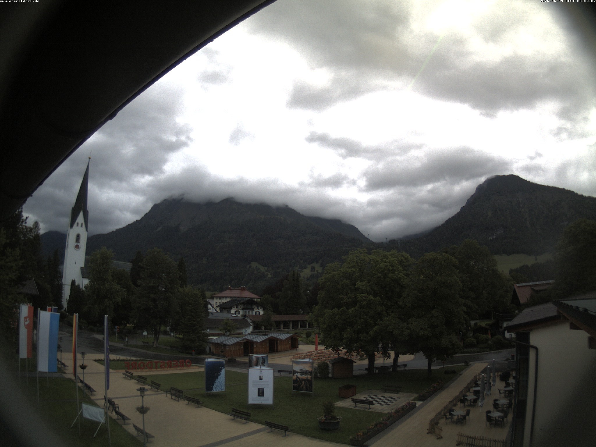 Archiv Foto Webcam Kurpark Oberstdorf
