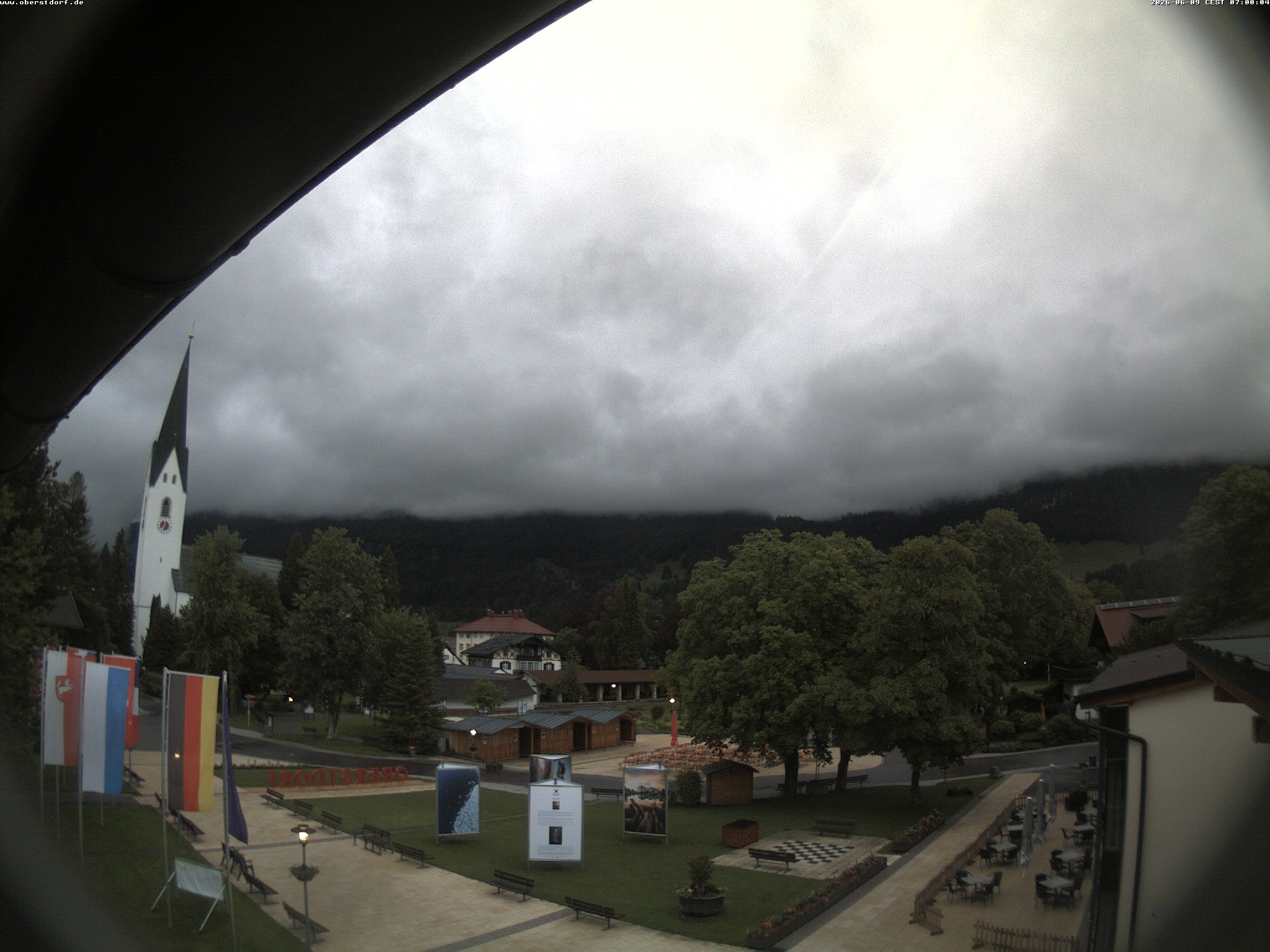 Archiv Foto Webcam Kurpark Oberstdorf