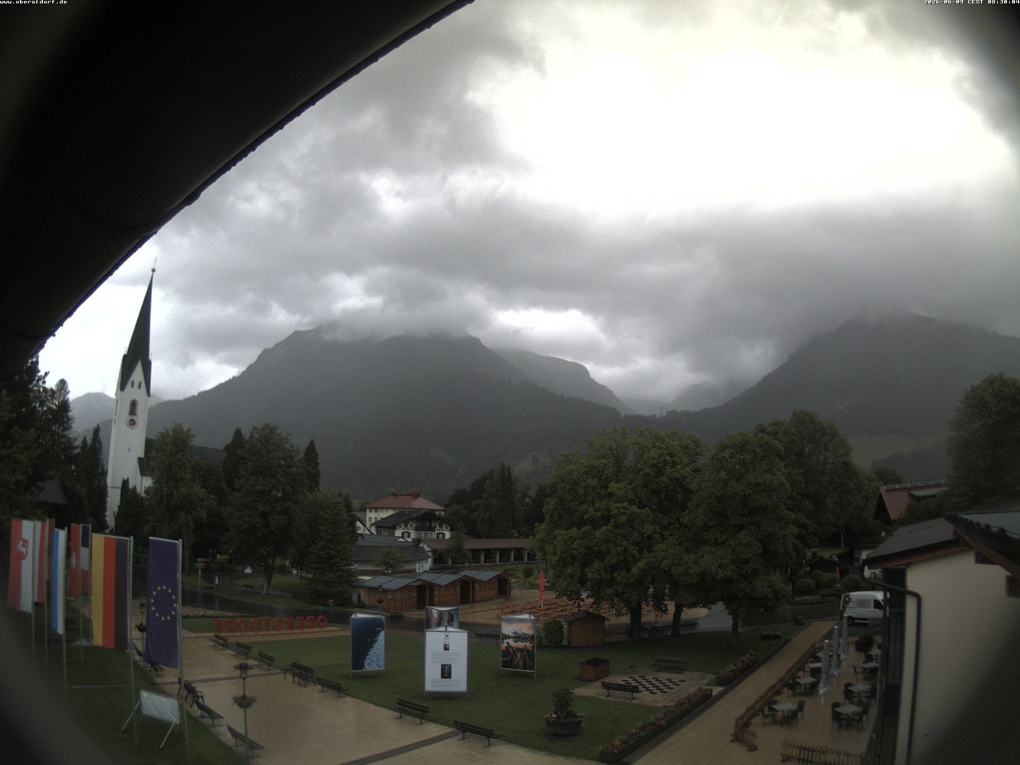 Archiv Foto Webcam Kurpark Oberstdorf