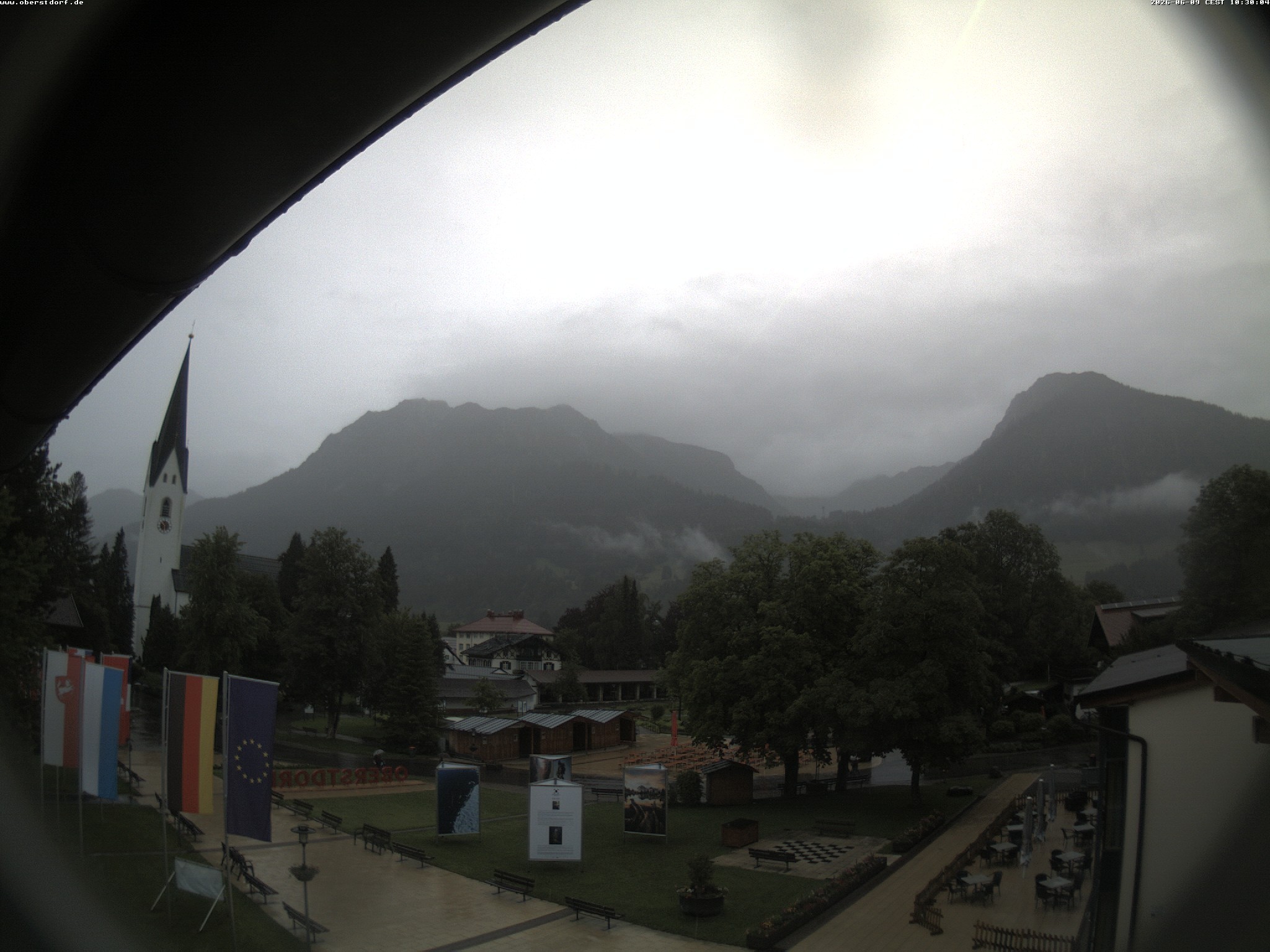Archiv Foto Webcam Kurpark Oberstdorf