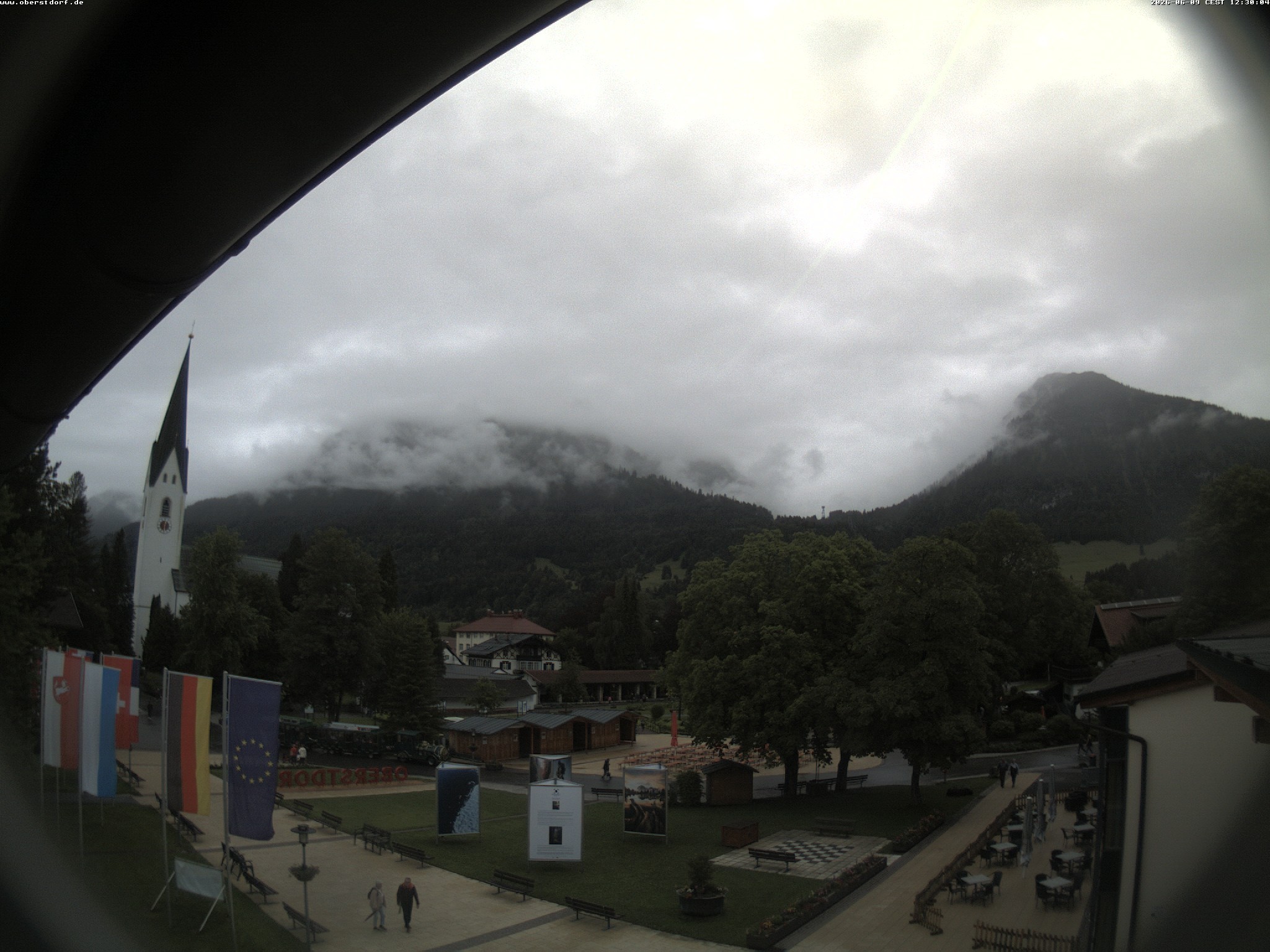 Archiv Foto Webcam Kurpark Oberstdorf