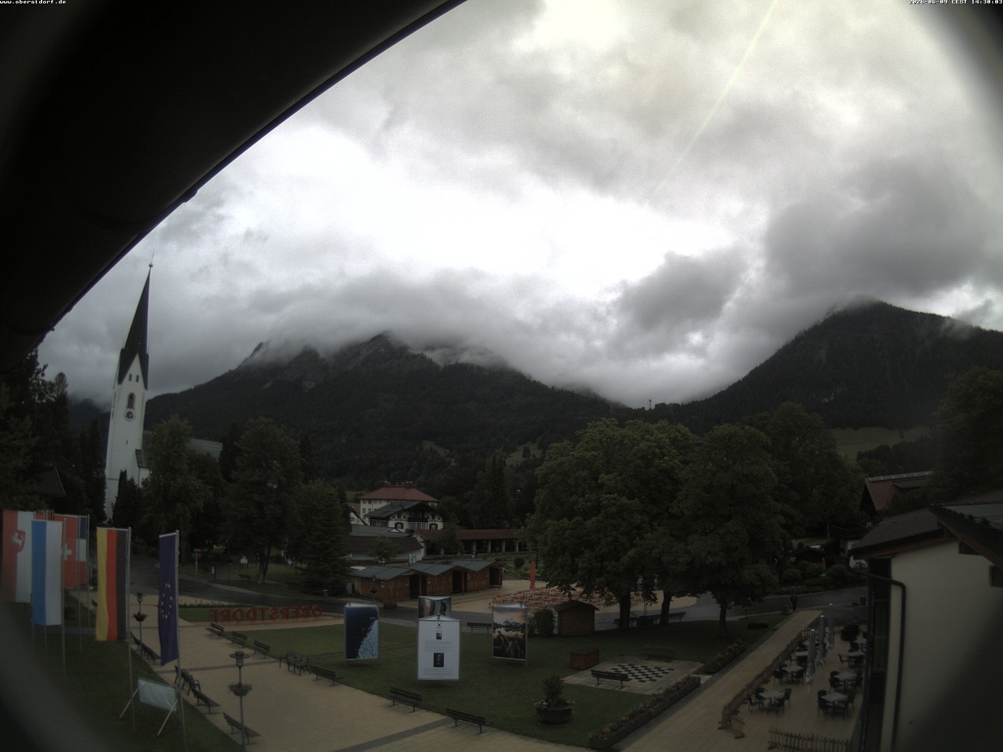 Archiv Foto Webcam Kurpark Oberstdorf
