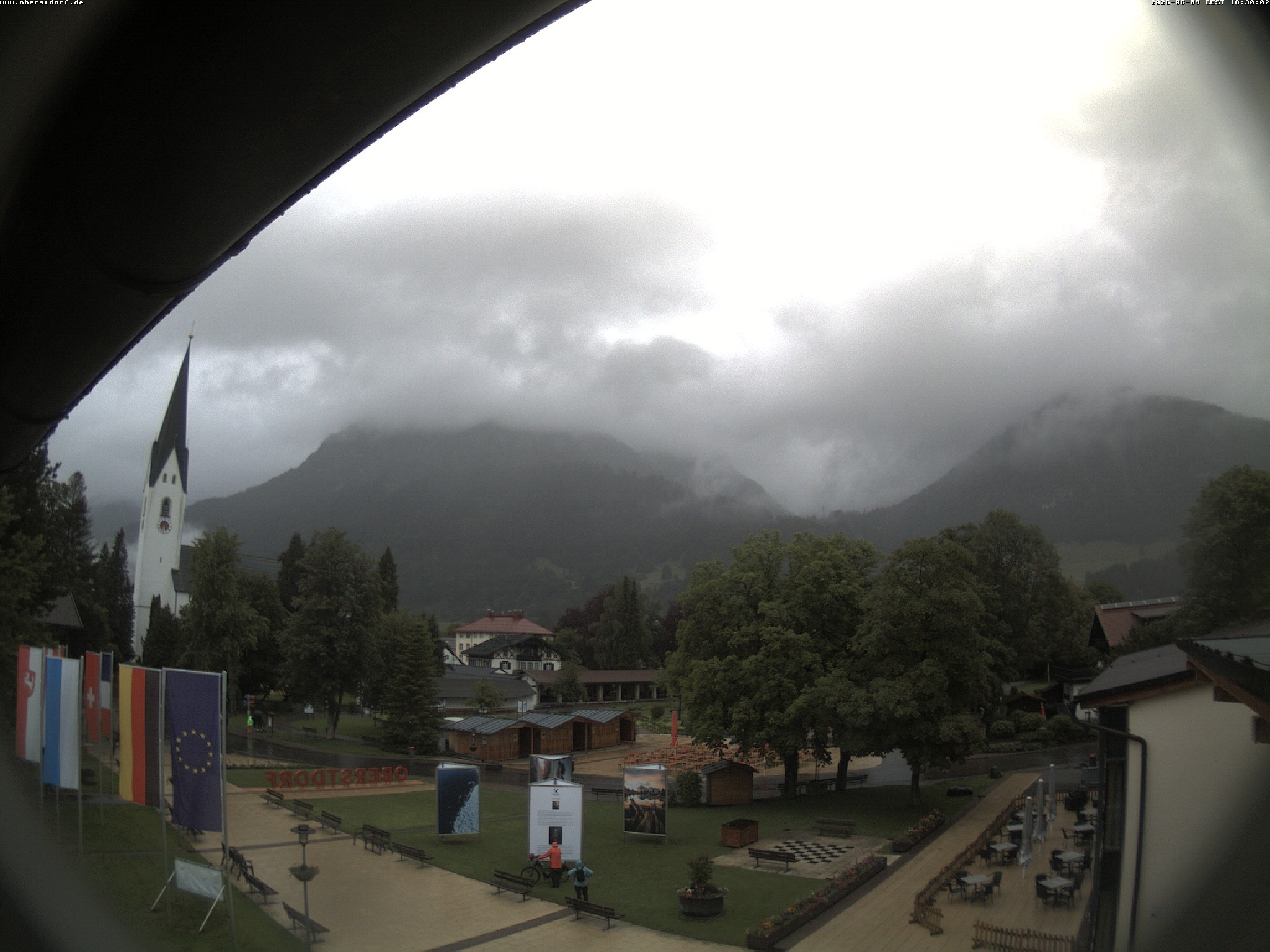 Archiv Foto Webcam Kurpark Oberstdorf