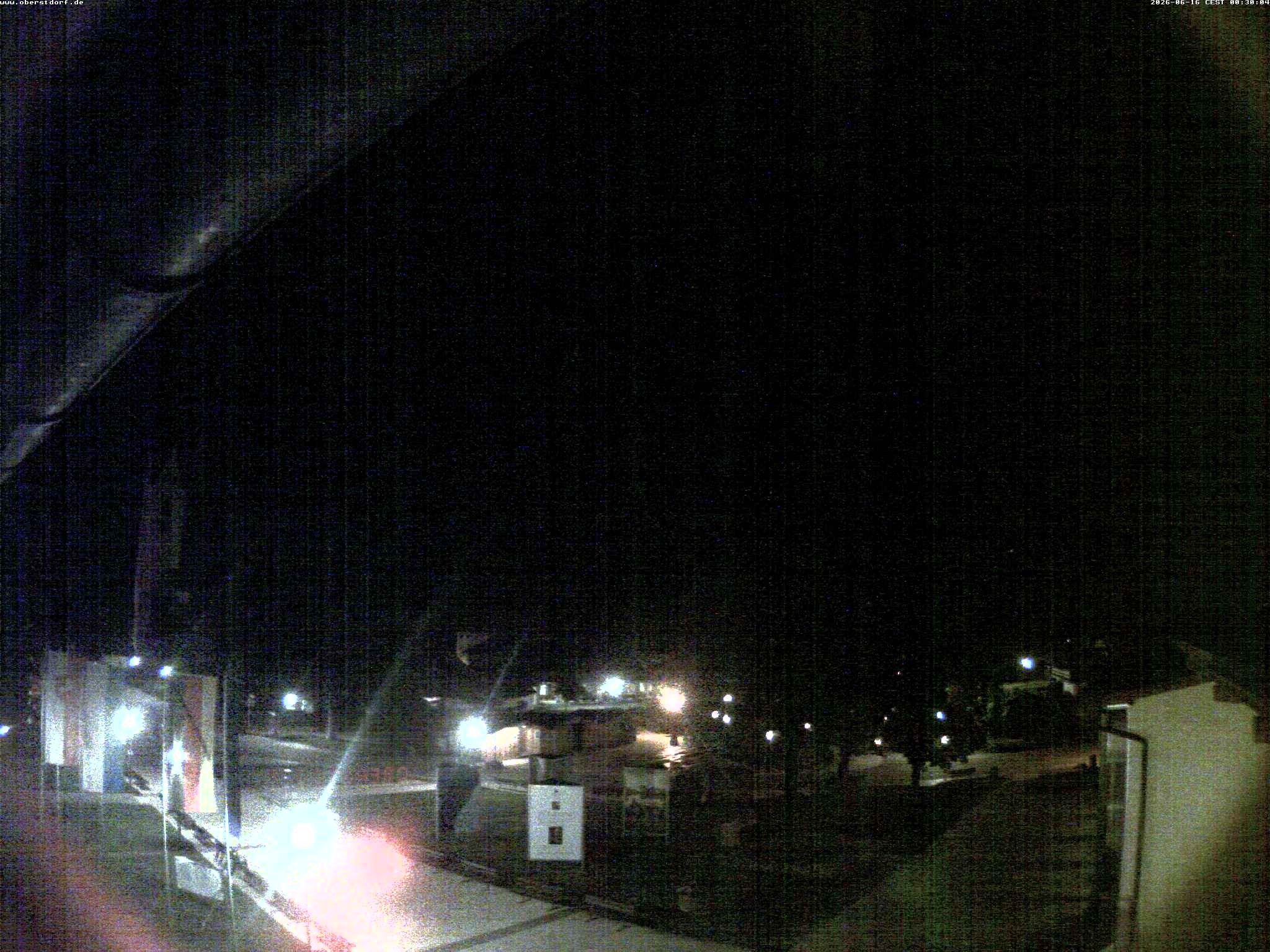 Archived image Webcam St. John's Church Oberstdorf