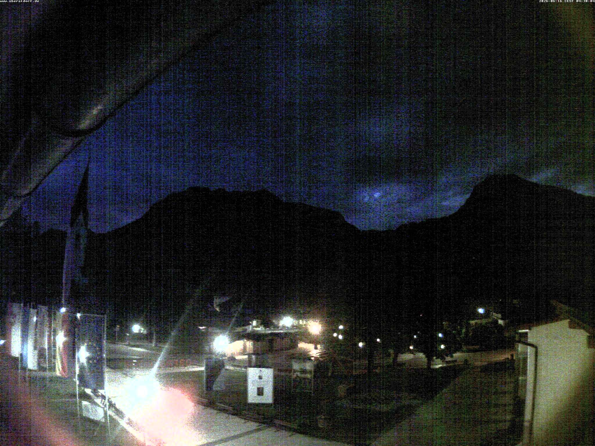 Archived image Webcam St. John's Church Oberstdorf