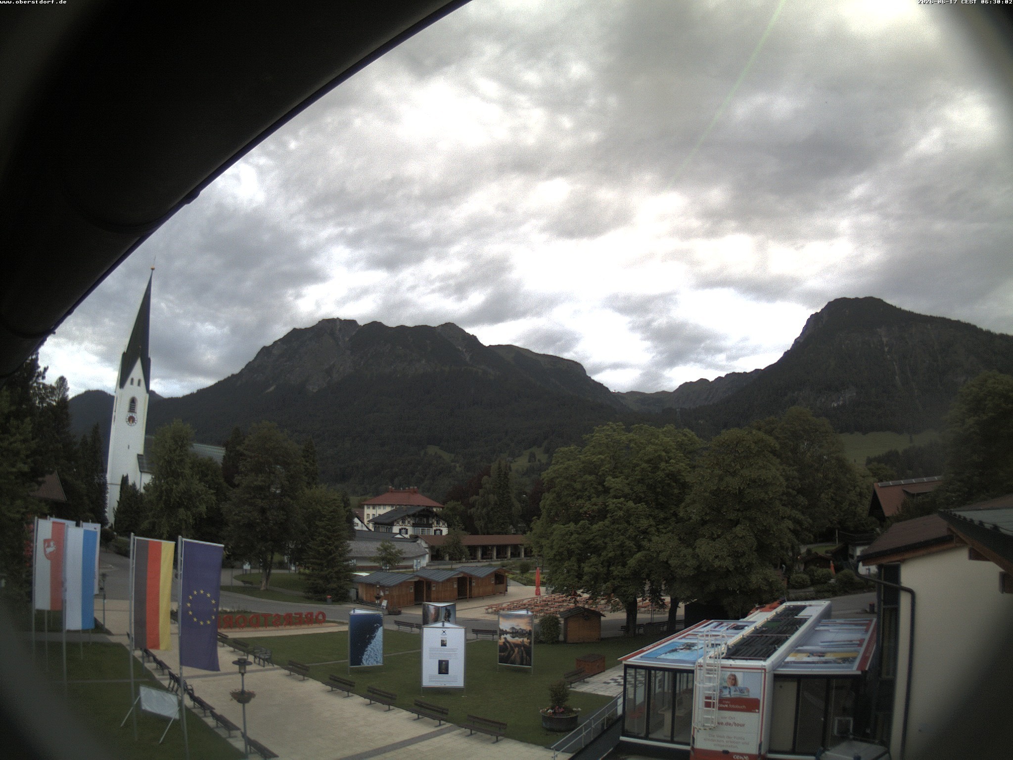 Archiv Foto Webcam Kurpark Oberstdorf