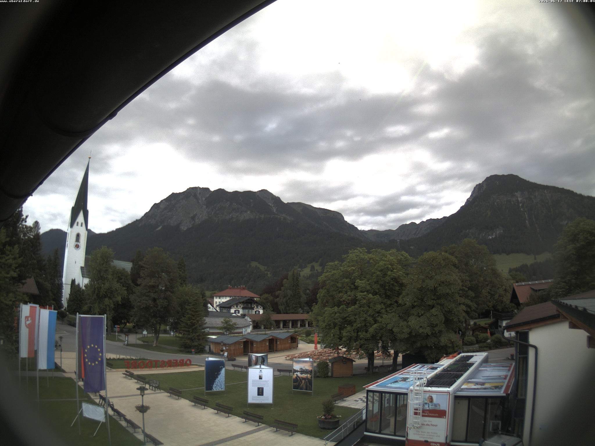 Archiv Foto Webcam Kurpark Oberstdorf