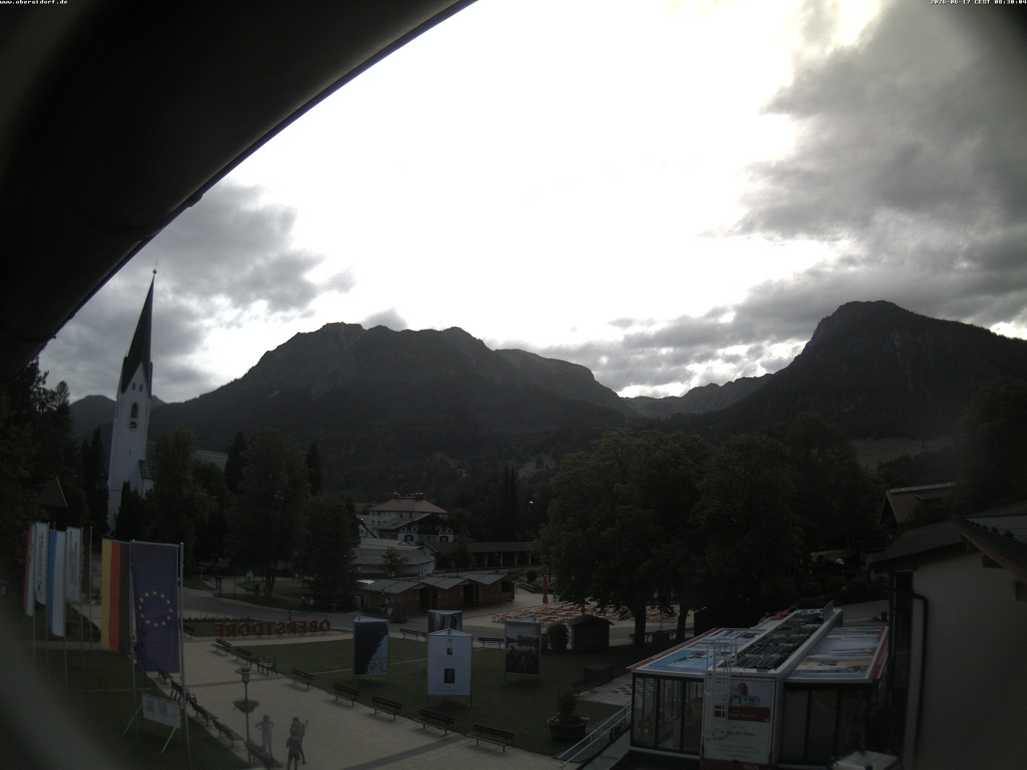 Archiv Foto Webcam Kurpark Oberstdorf