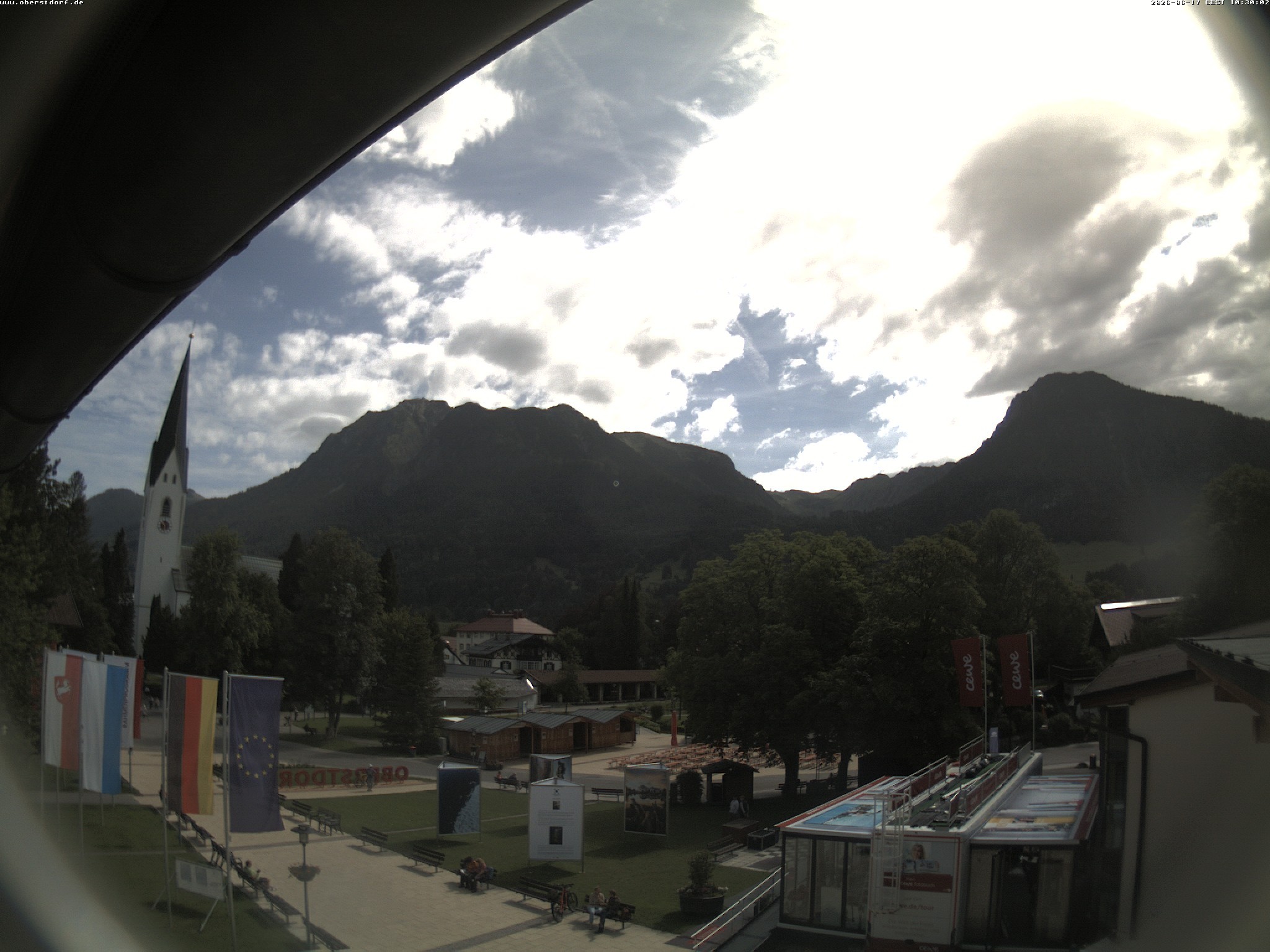 Archiv Foto Webcam Kurpark Oberstdorf