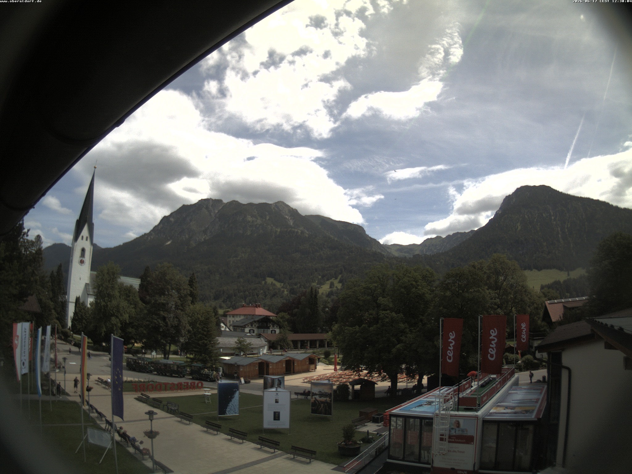 Archiv Foto Webcam Kurpark Oberstdorf
