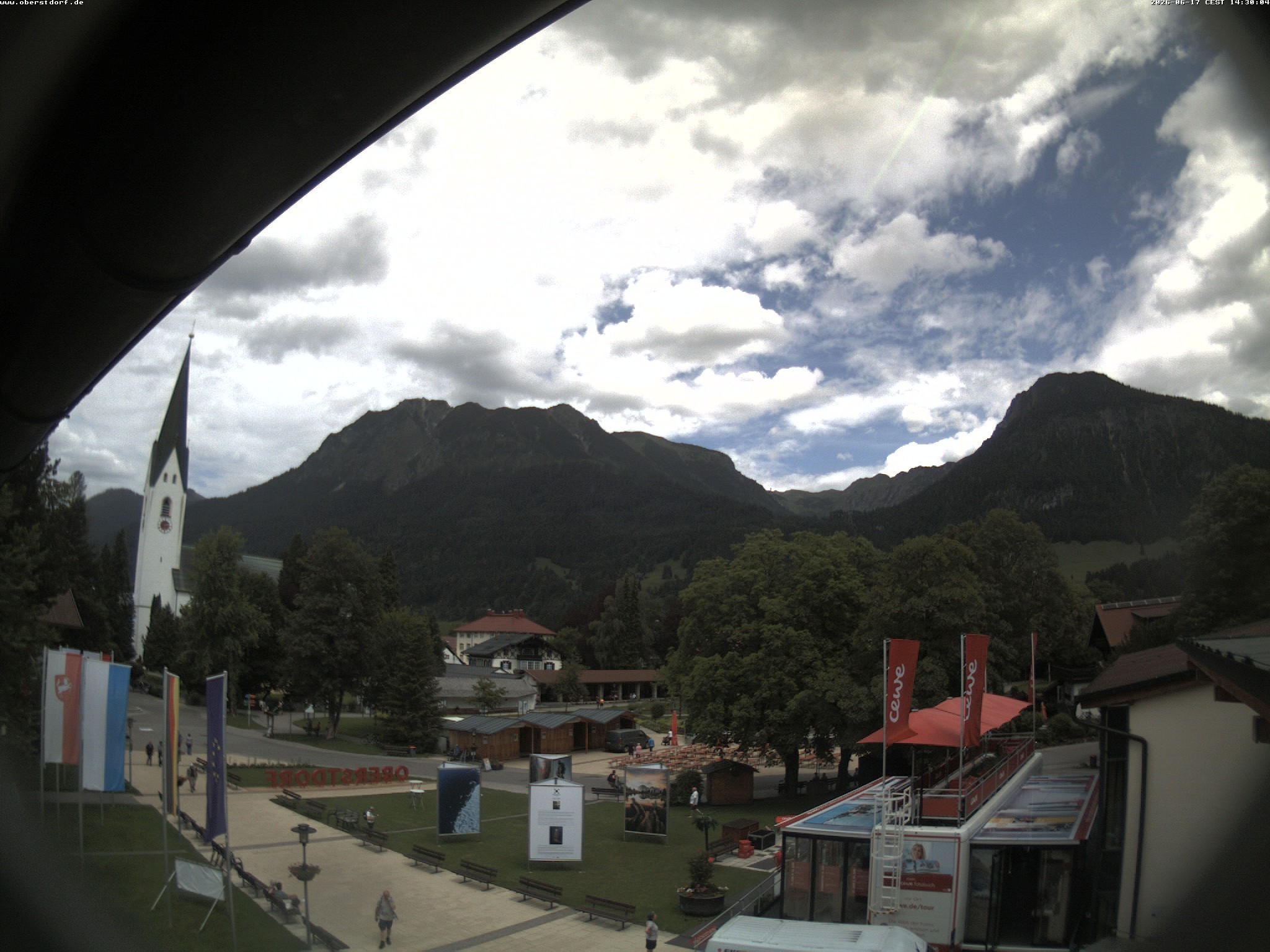 Archiv Foto Webcam Kurpark Oberstdorf