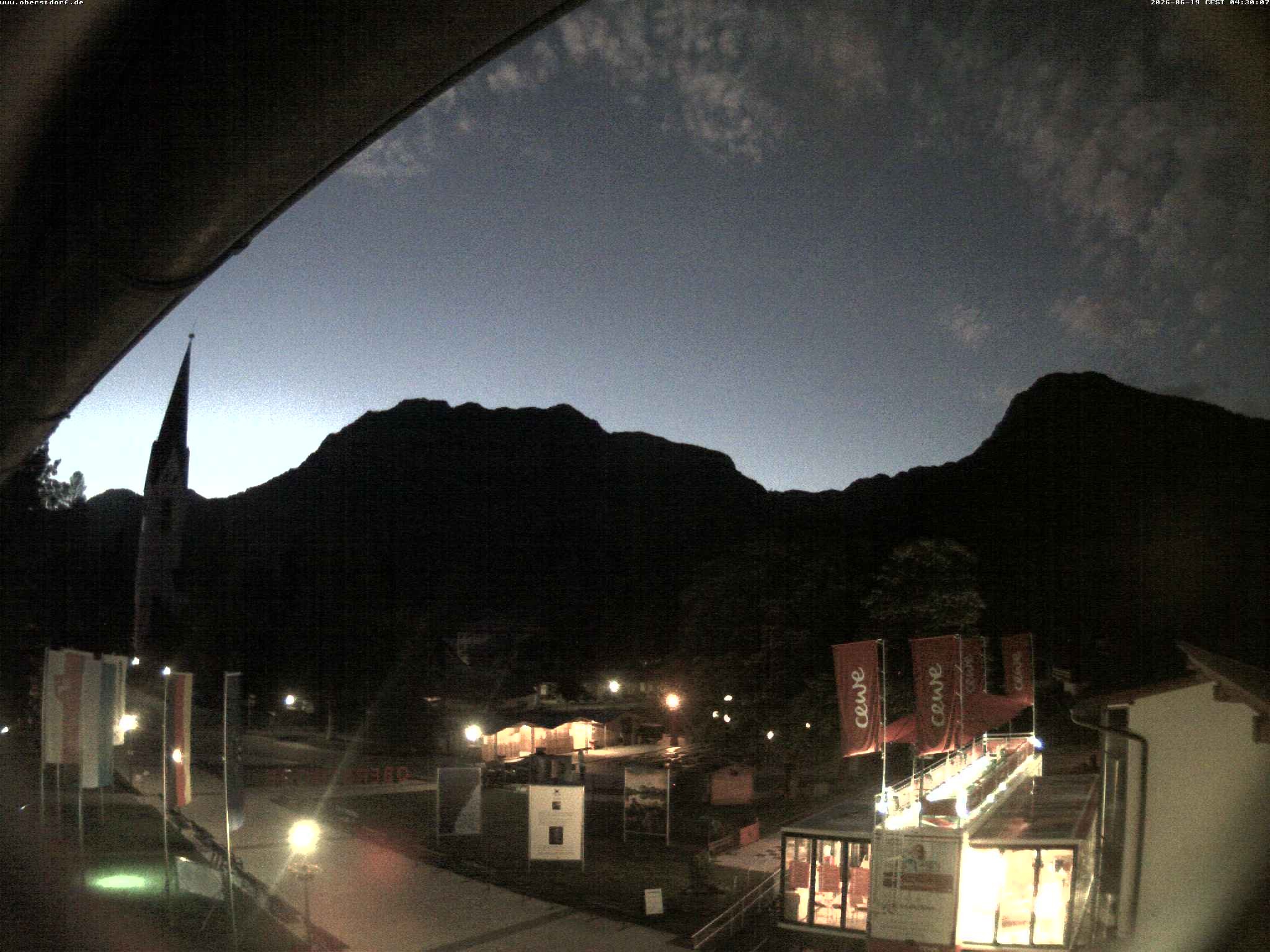 Archiv Foto Webcam Kurpark Oberstdorf
