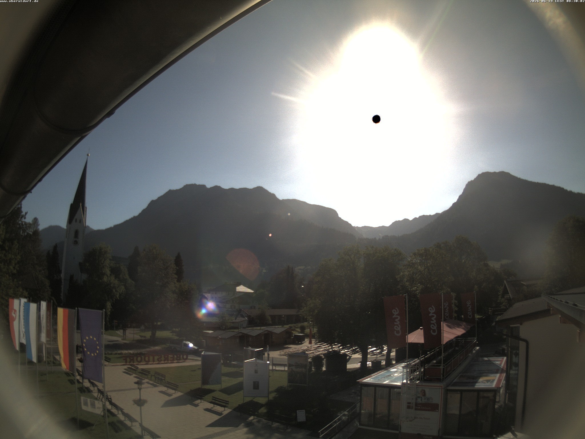 Archiv Foto Webcam Kurpark Oberstdorf