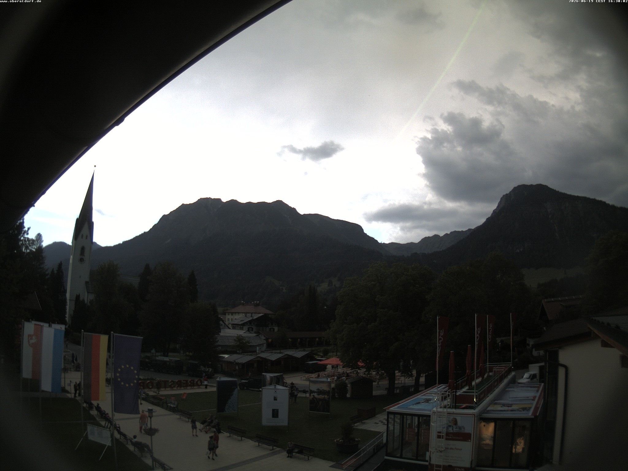 Archiv Foto Webcam Kurpark Oberstdorf